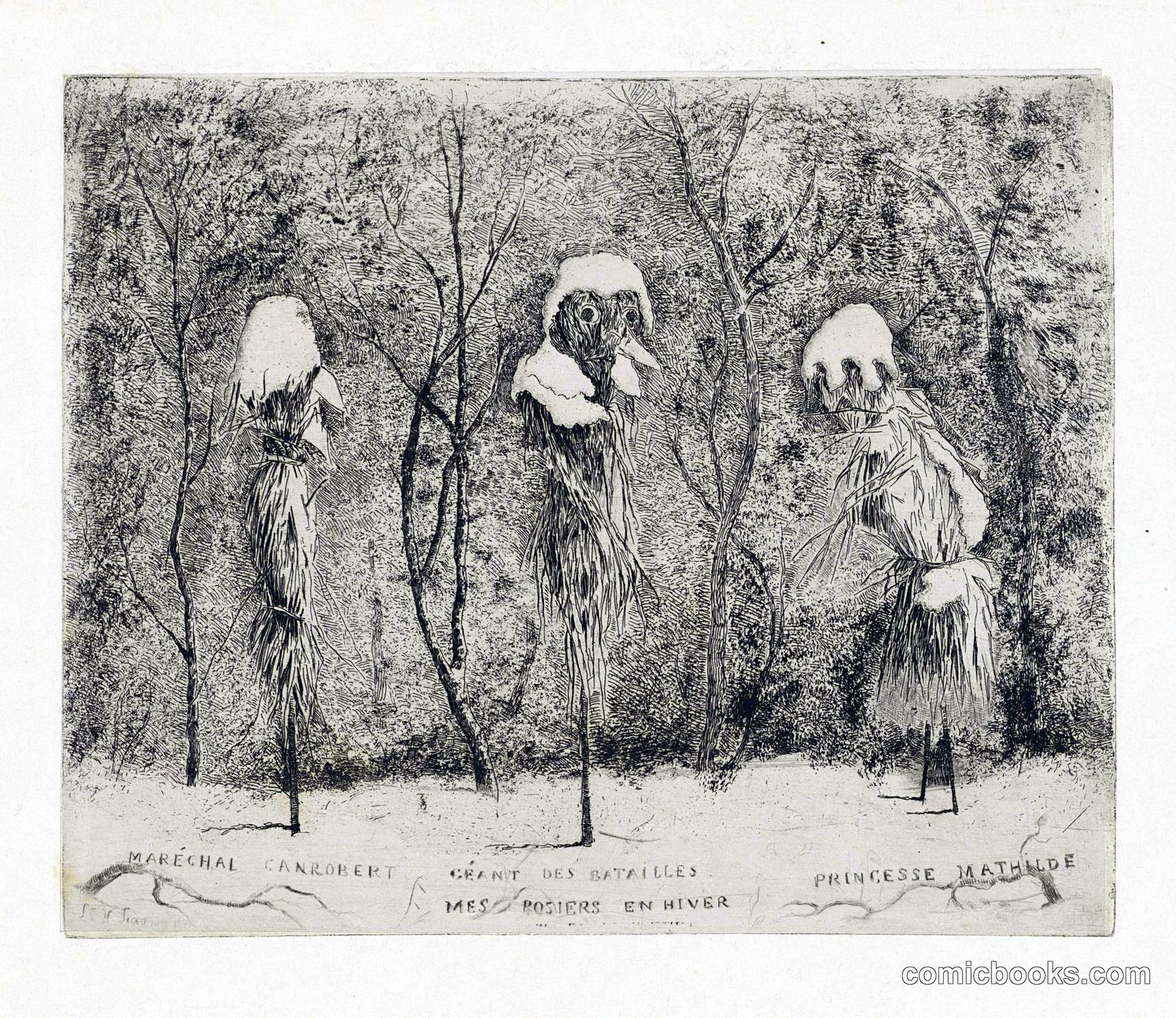 Fantasie-compositie over de Frans-Duitse oorlog