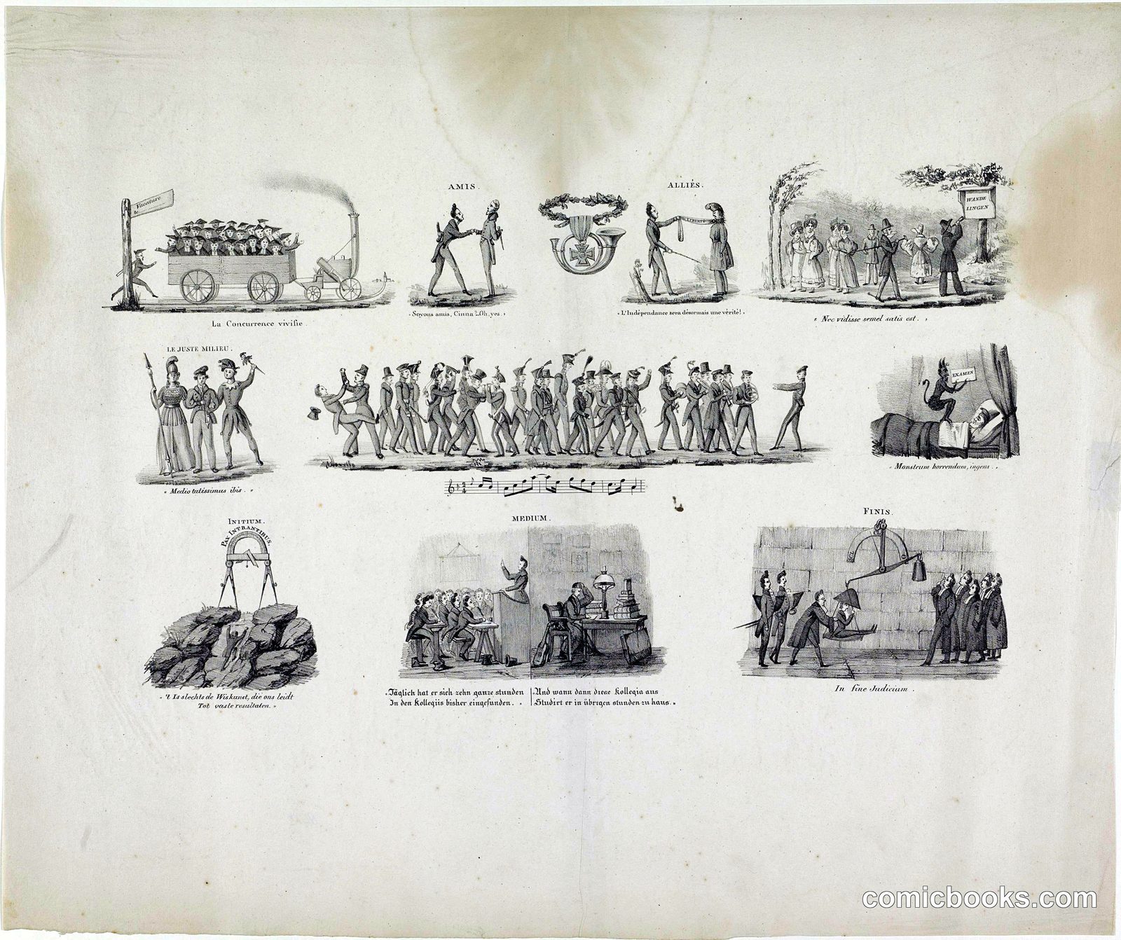 Dutch Student Almanac Print