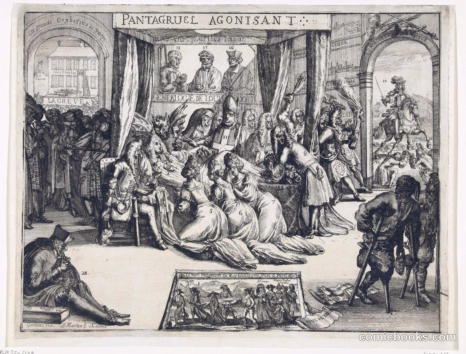 Pantagruel Agonisant (Pantagruel Dying)