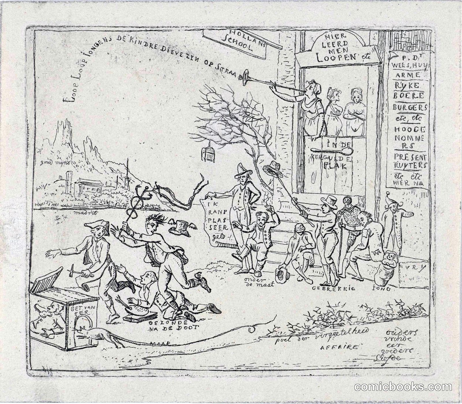 A Dutch Schoolhouse Scene