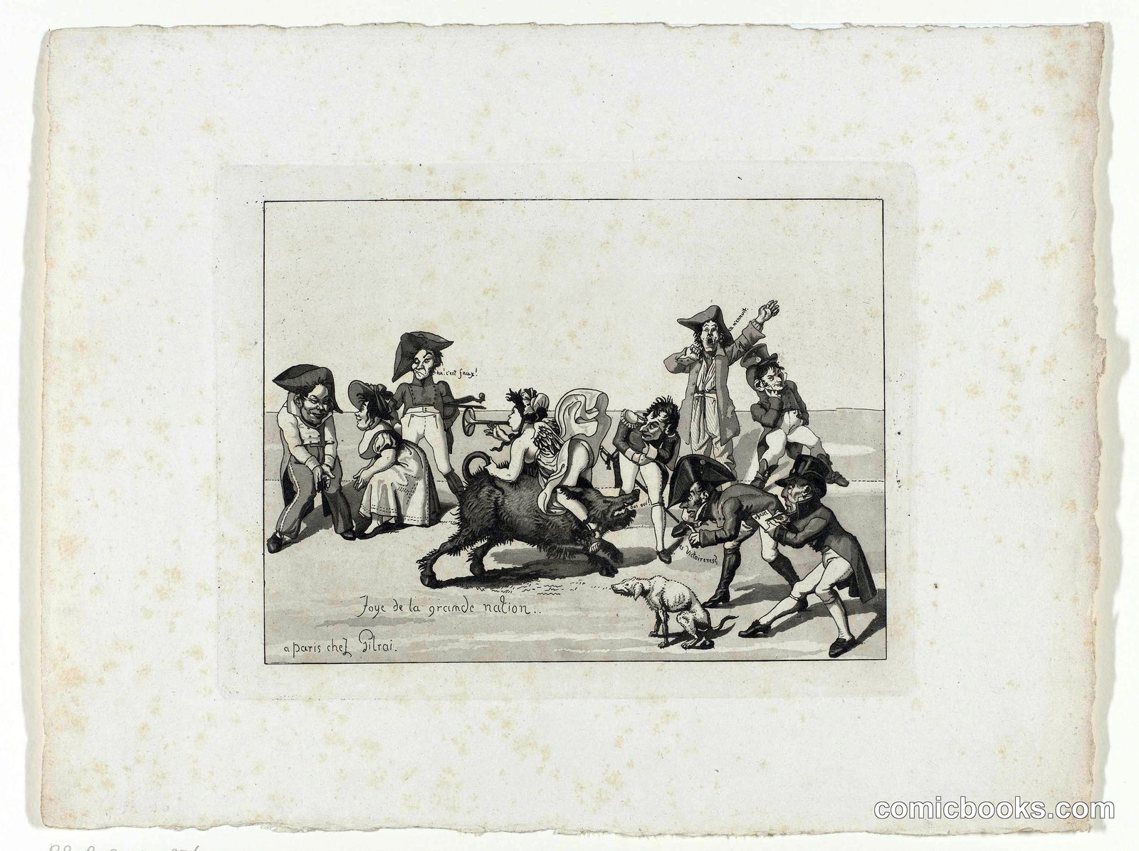 Spotprent op Napoleon