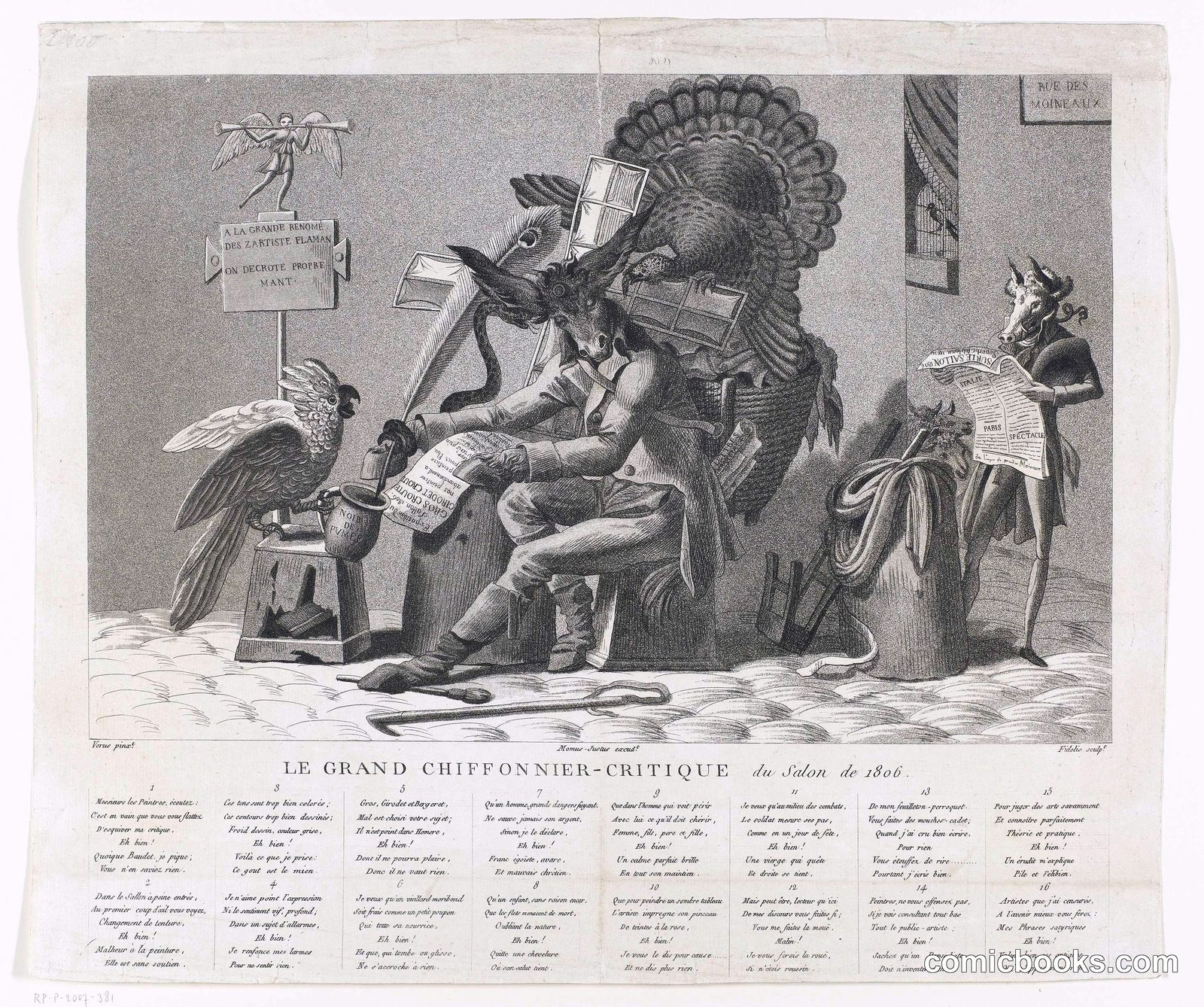 Le Grand Chiffonnier-Critique du Salon de 1806