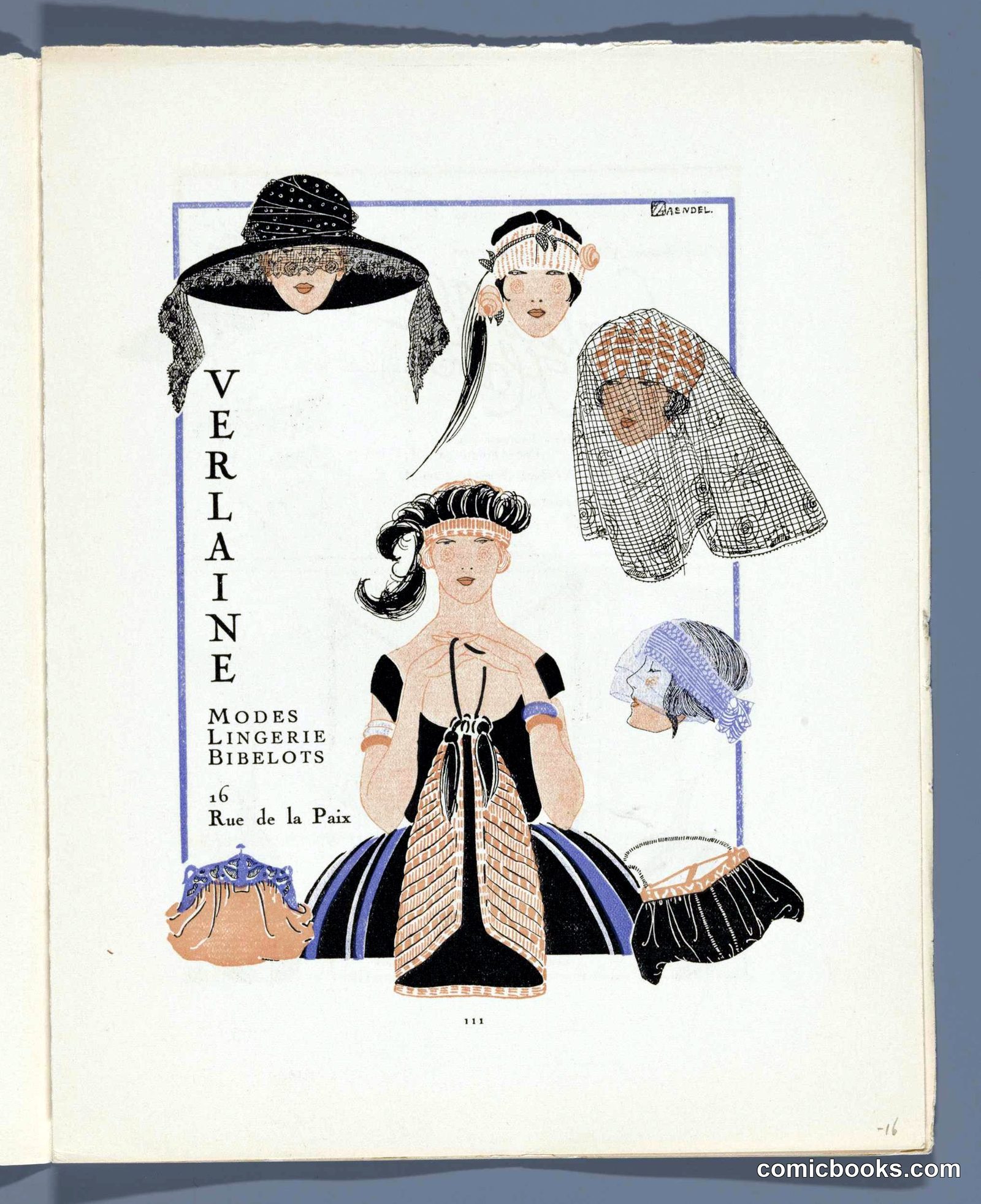 Verlaine Modes Lingerie Advertisement
