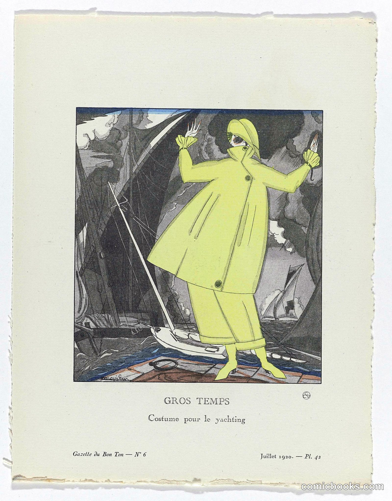 Gros Temps: Costume pour le yachting