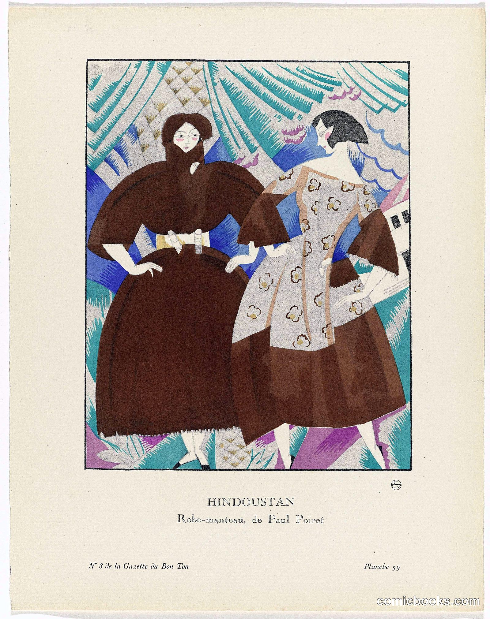Hindoustan: Robe-manteau, de Paul Poiret