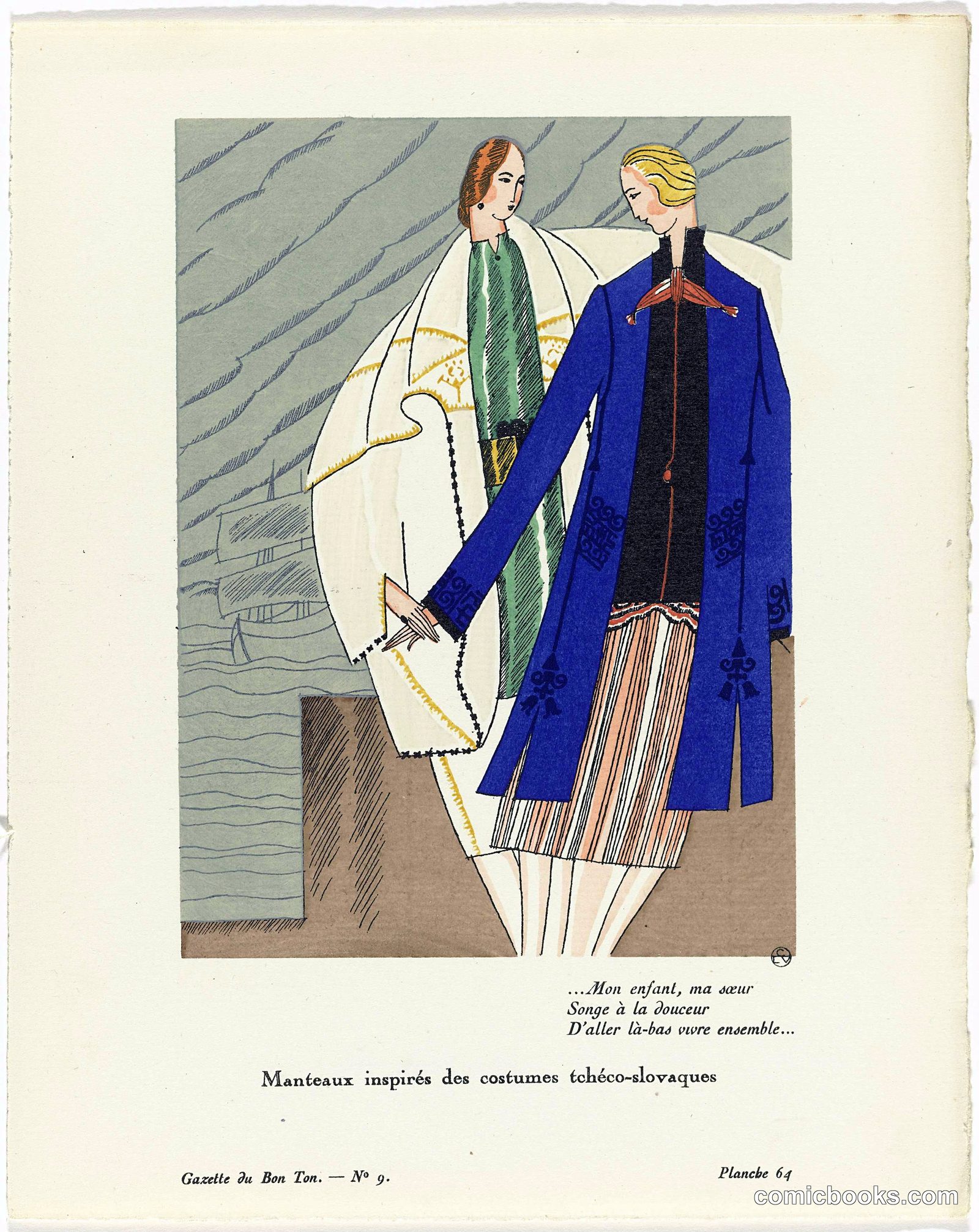 Manteaux inspirés des costumes tchéco-slovaques