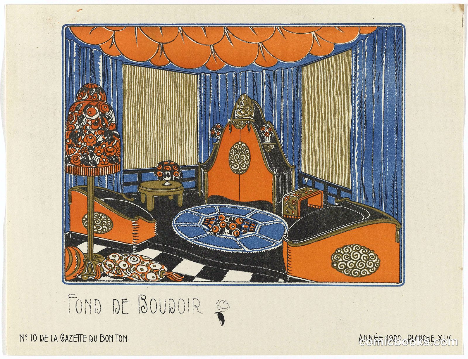 Fond de Boudoir (Boudoir Background)