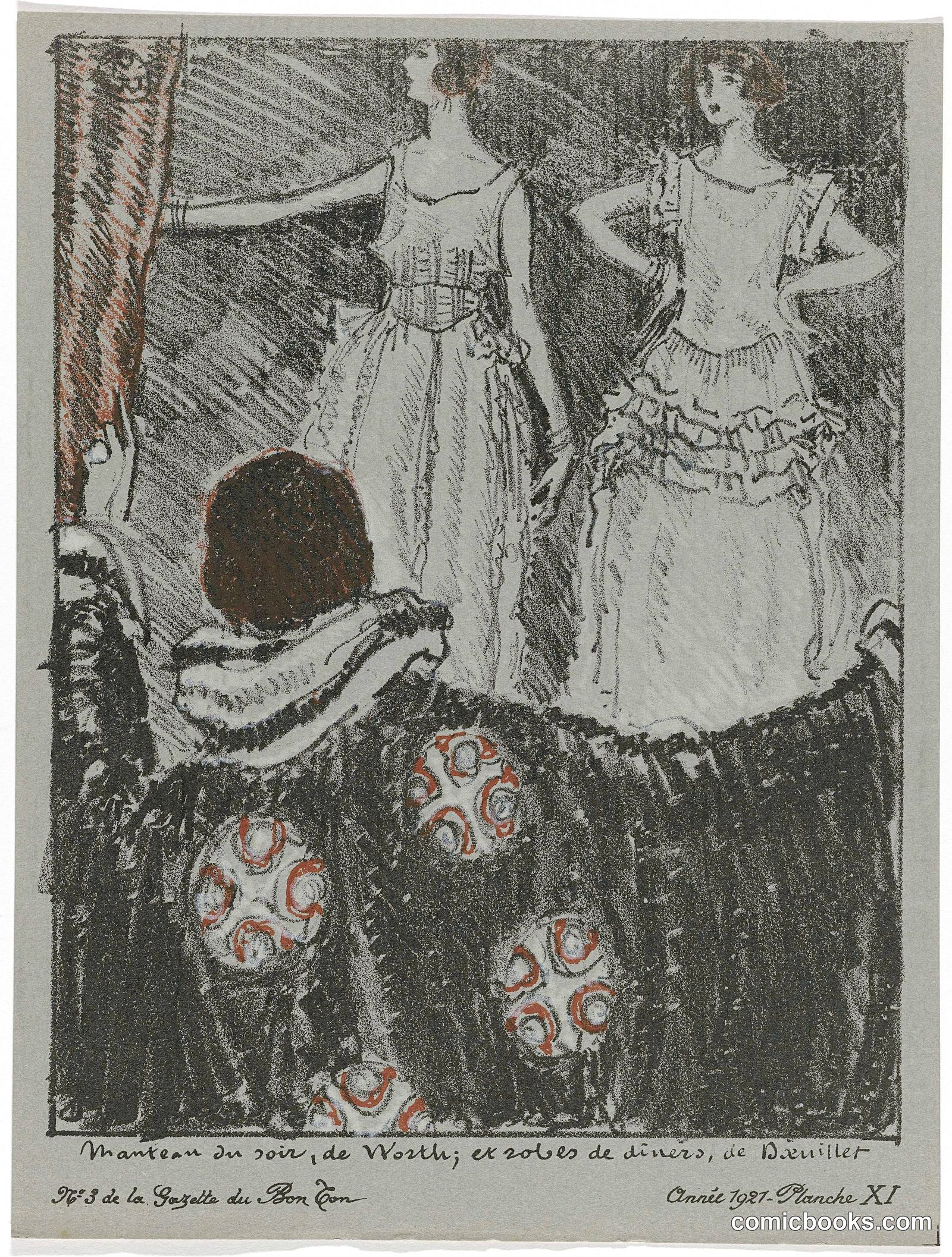 Evening Wear by Worth and Doeuillet