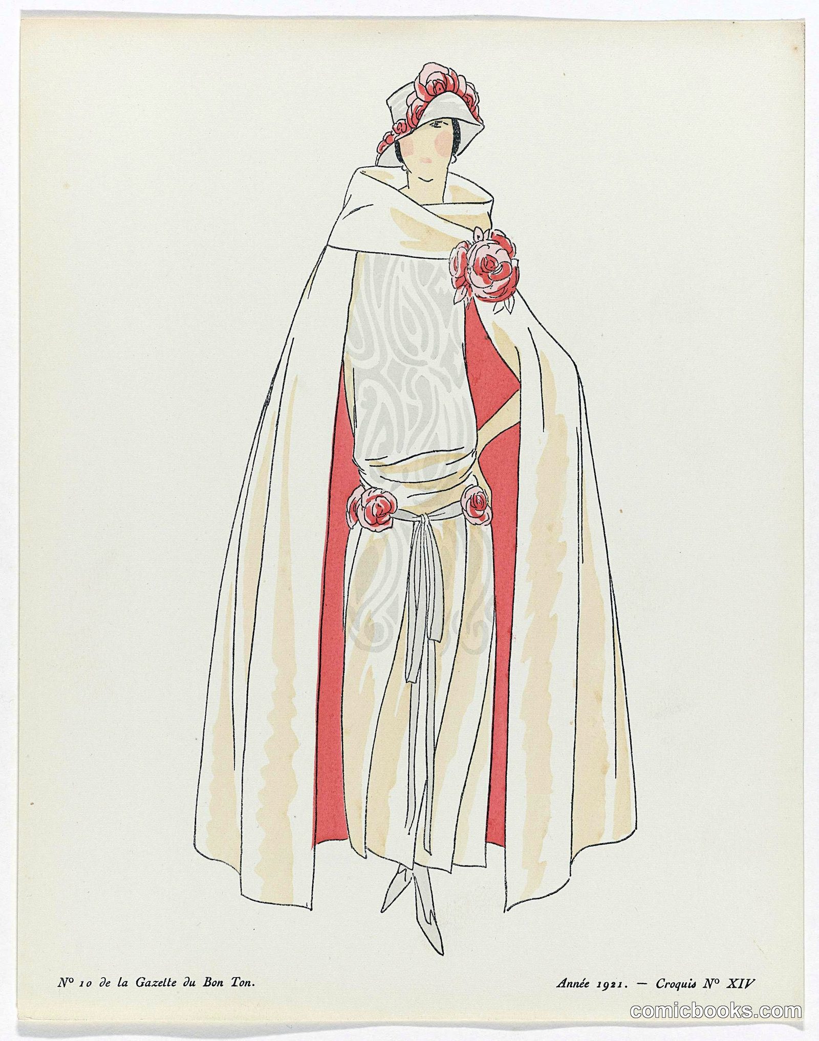 Gazette du Bon Ton, 1921 - Fashion Illustration No. XIV