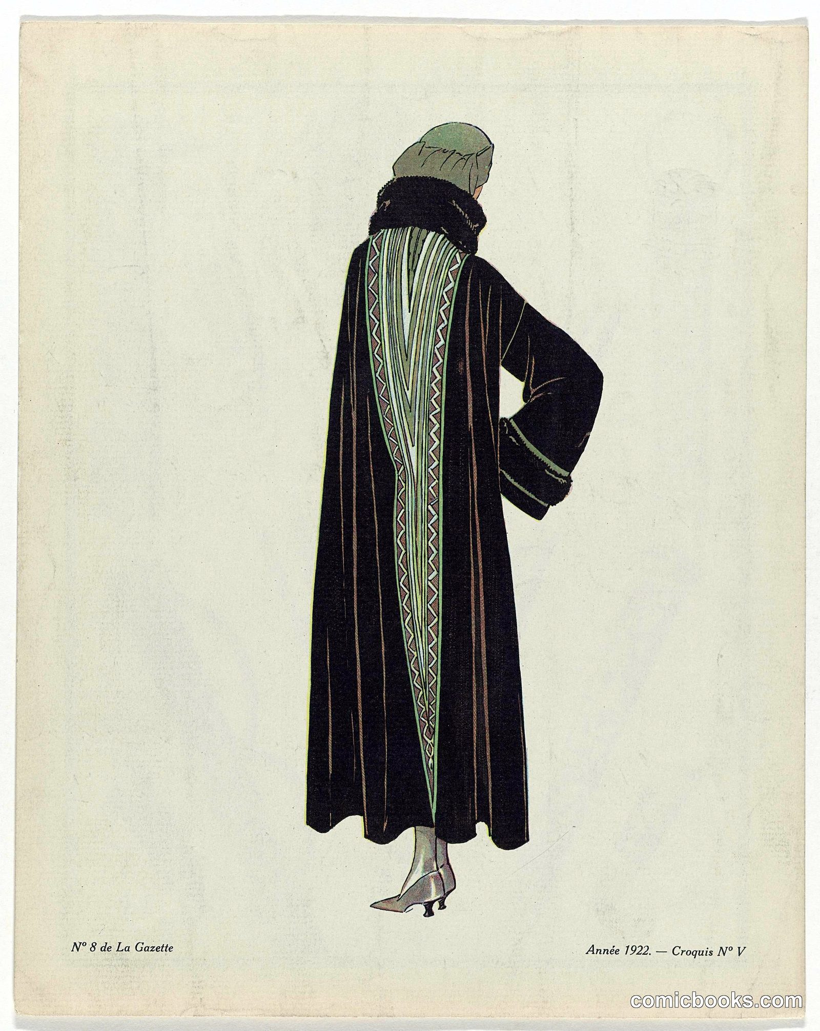 Evening Cloaks from the Gazette du Bon Ton