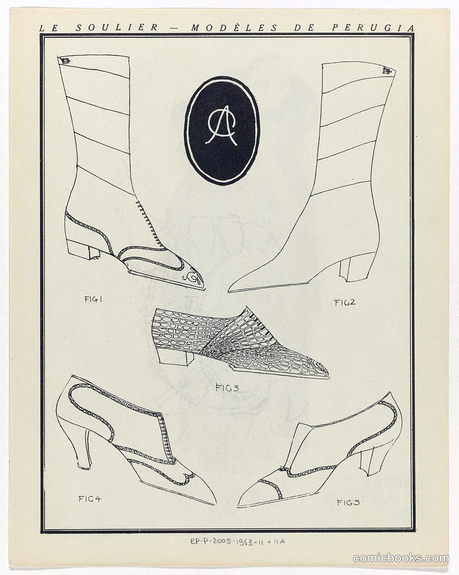 Le Soulier—Modèles de Perugia