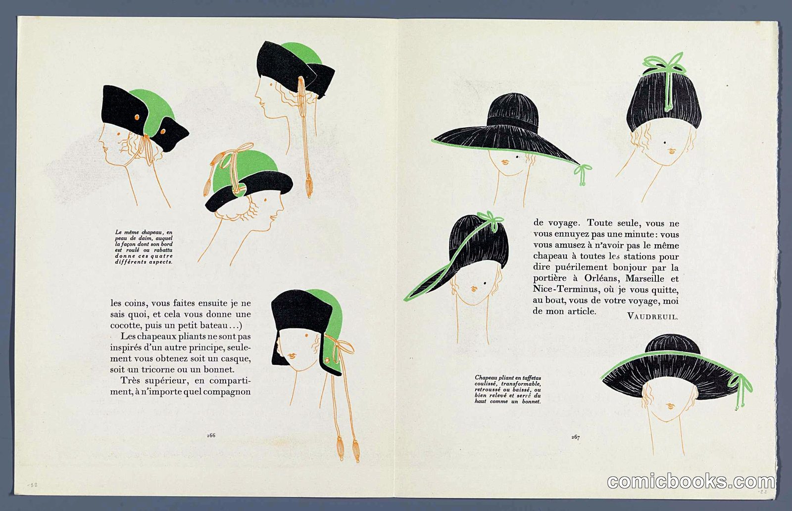 Les Chapeaux Pliants (Folding Hats)