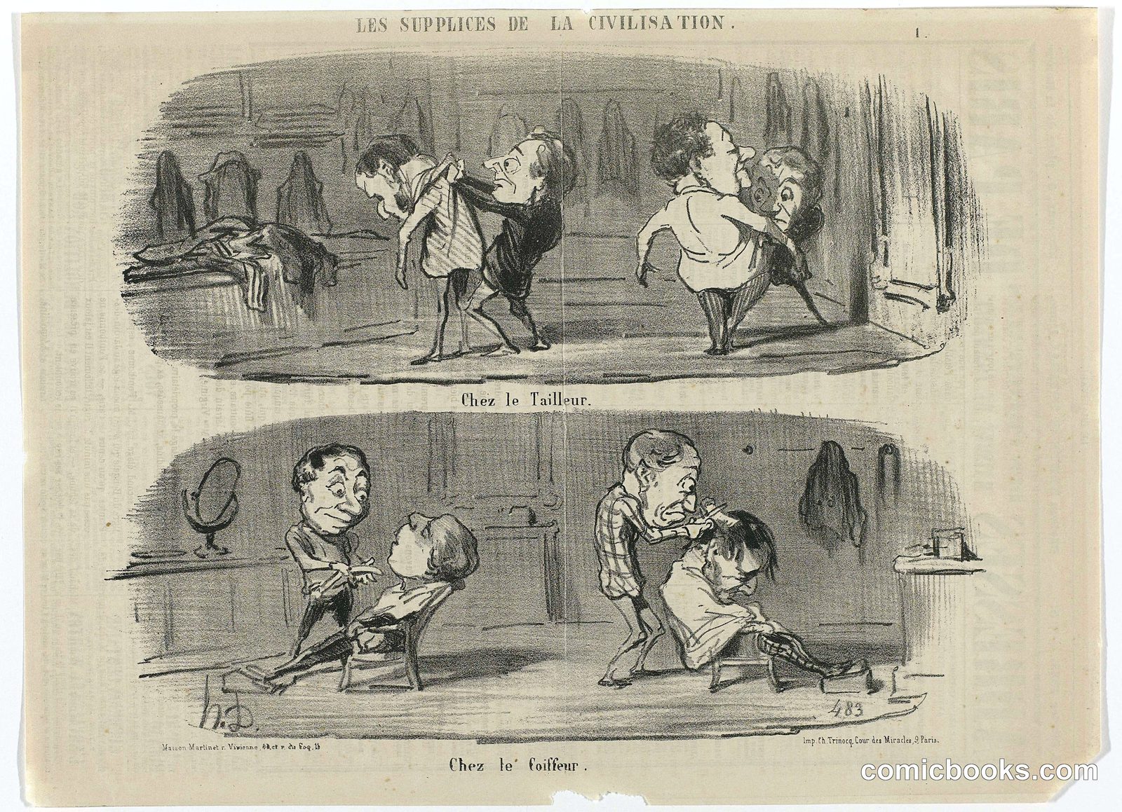 Les Supplices de la Civilisation: Chez le Tailleur