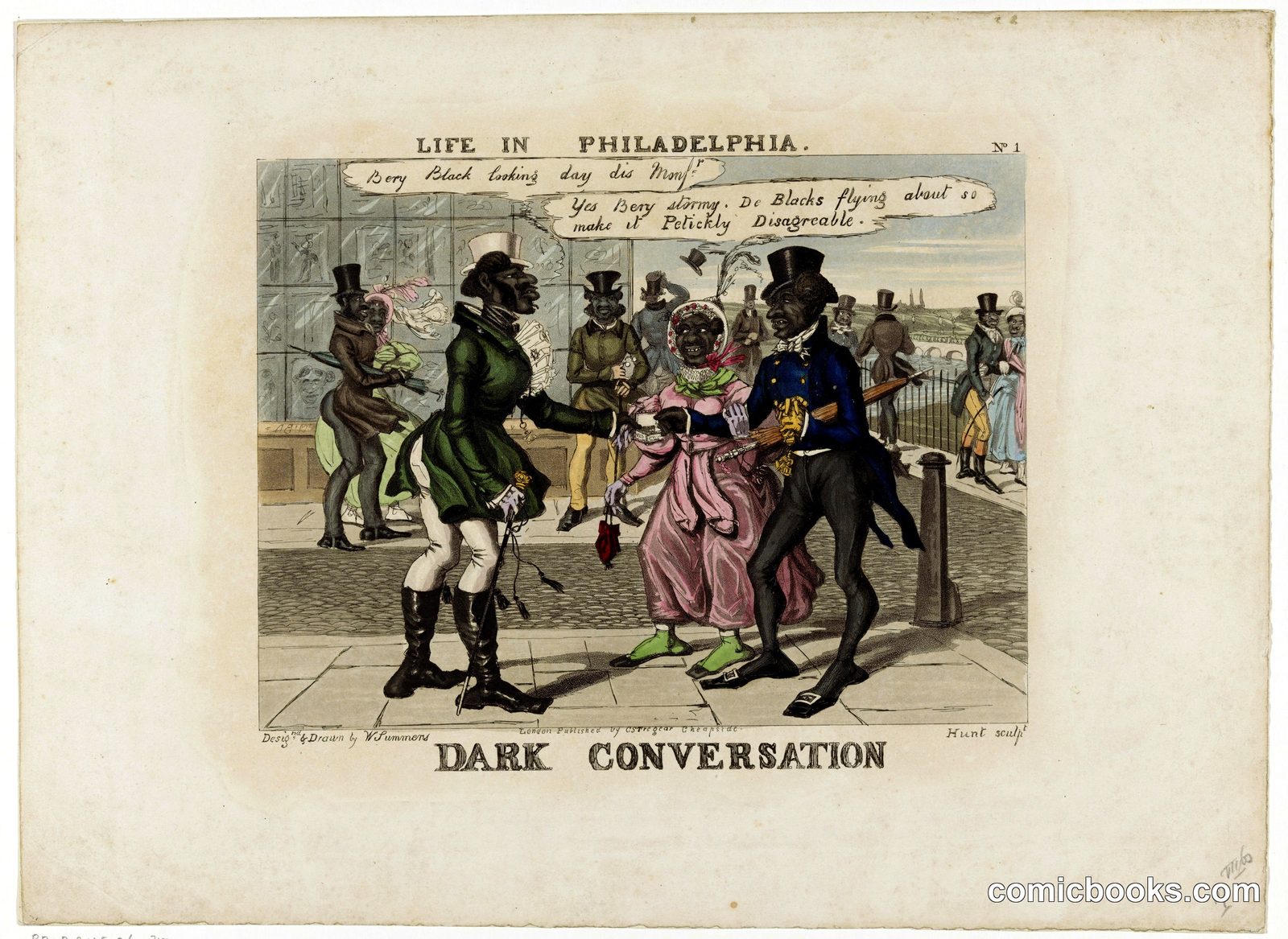 Dark Conversation: Life in Philadelphia, No. 1