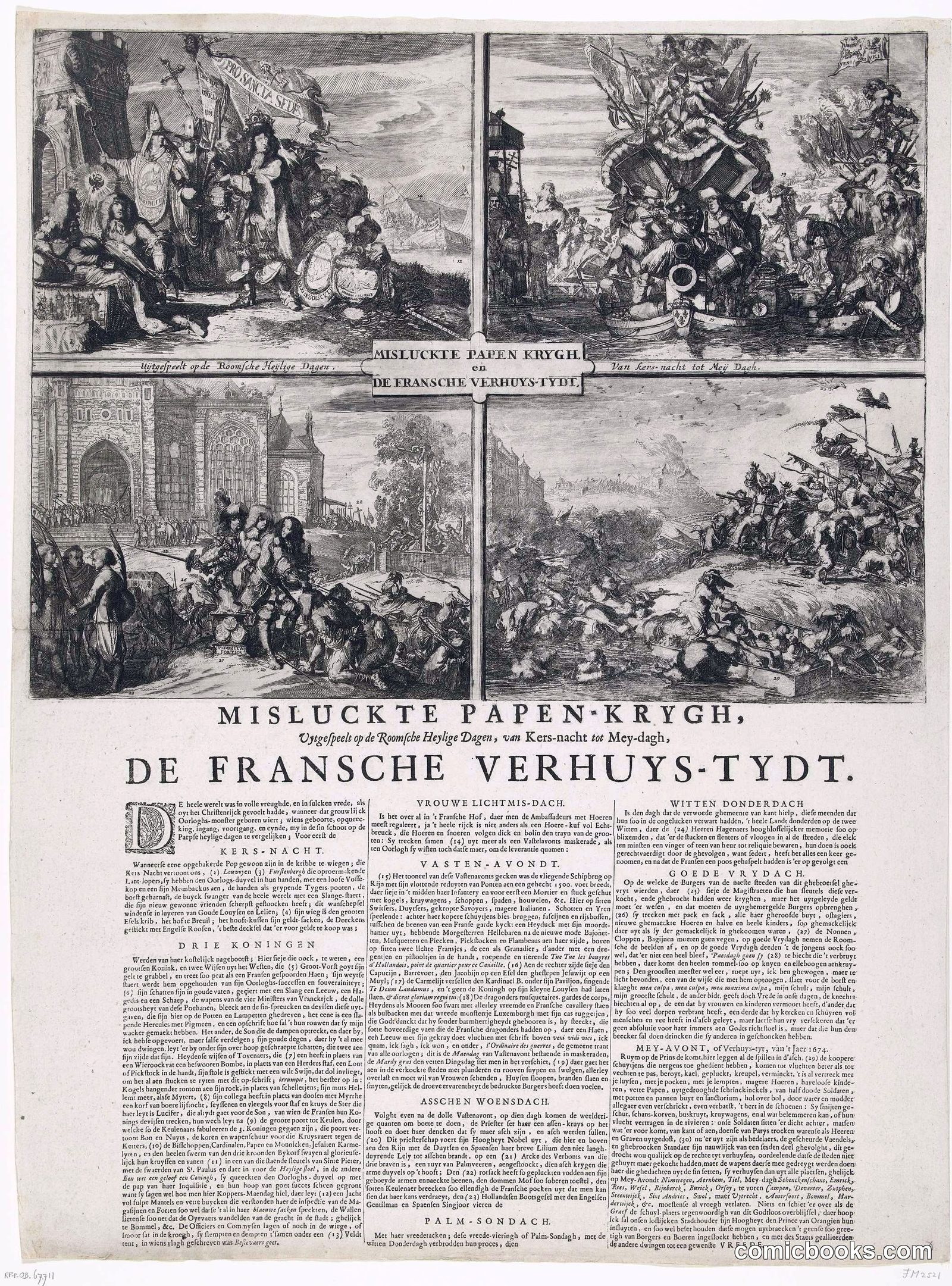 Dutch Satire on the French War