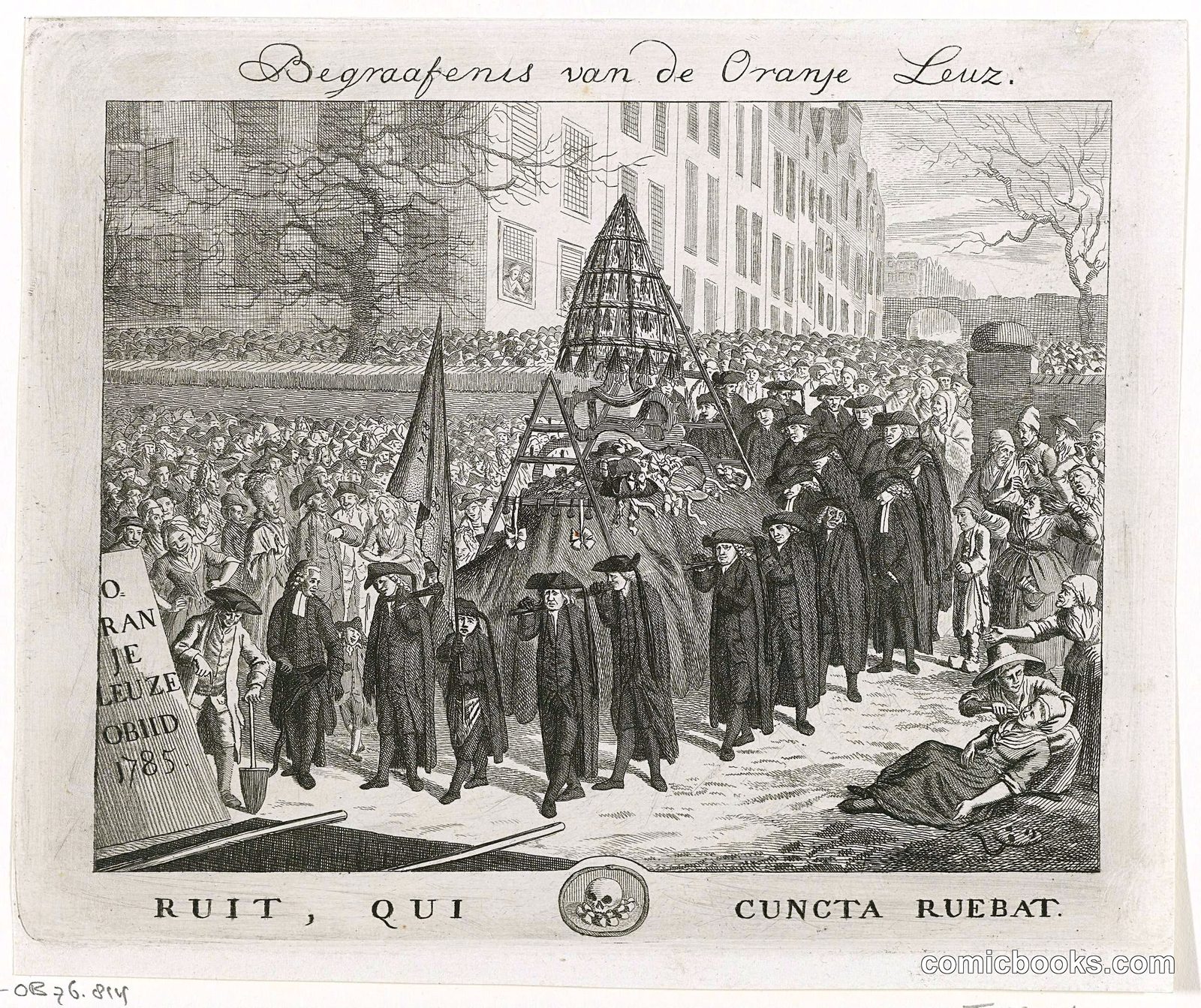 Begrafenis van de Oranje Leus (Funeral of the Orange Lion)