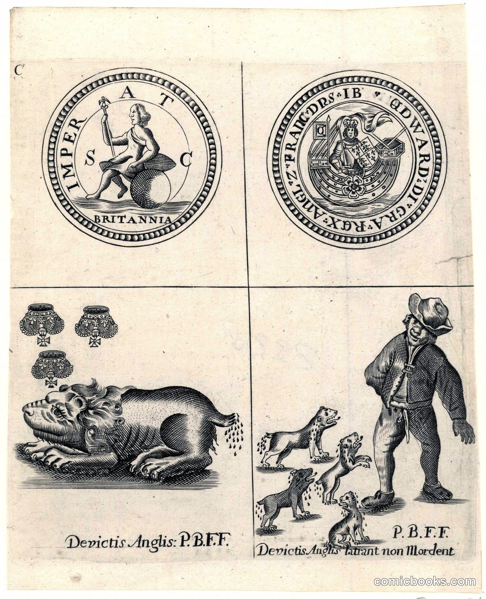 Dutch Political Satire on English Bulldogs