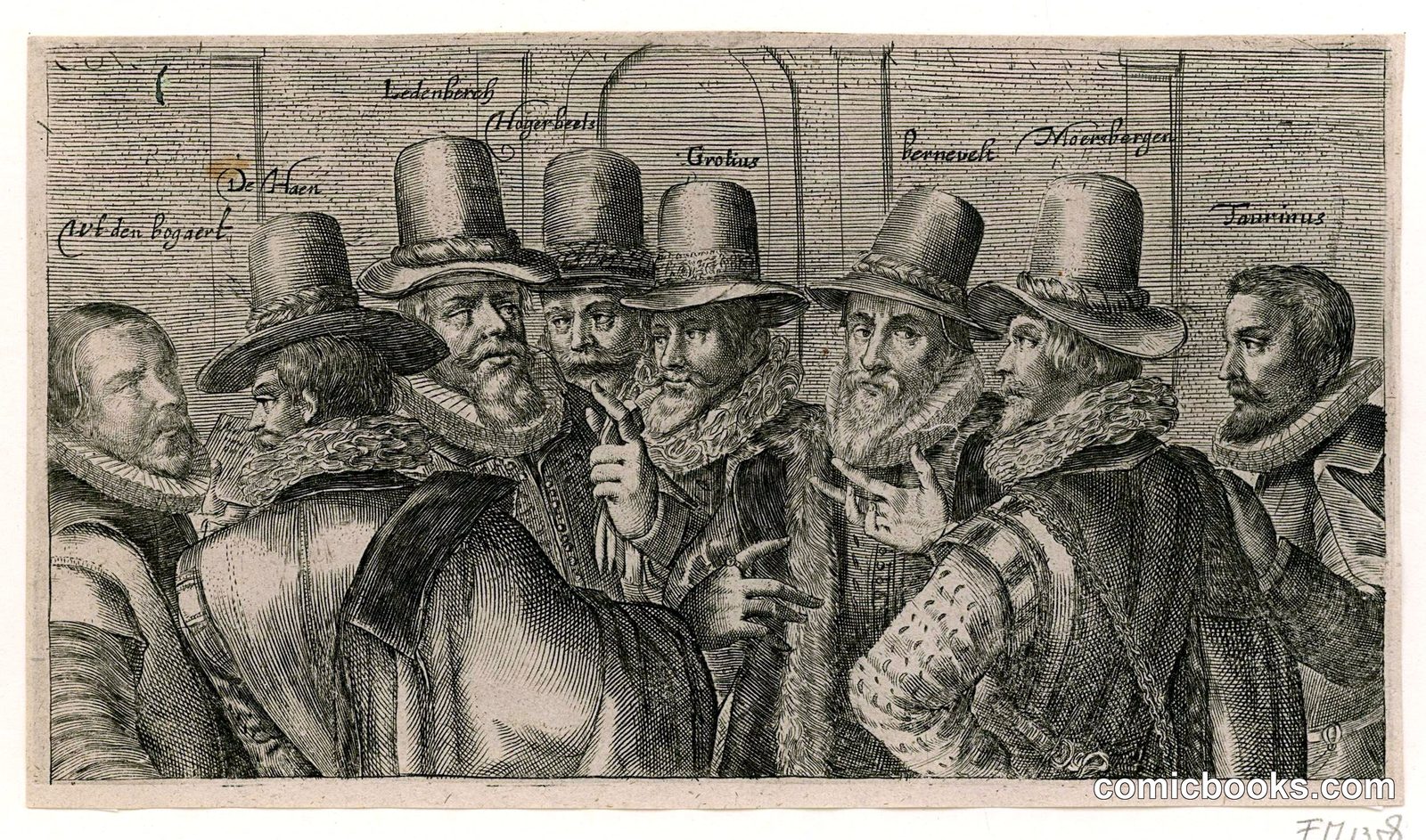 Political Satire on Johan van Oldenbarnevelt and Supporters