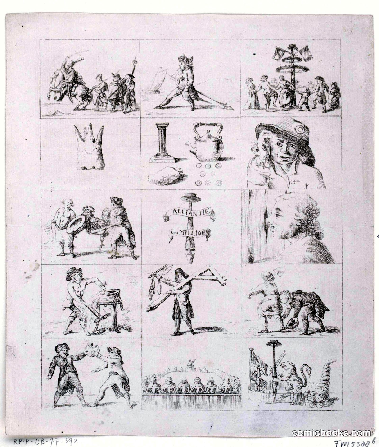 Political Satire on the Batavian Revolution