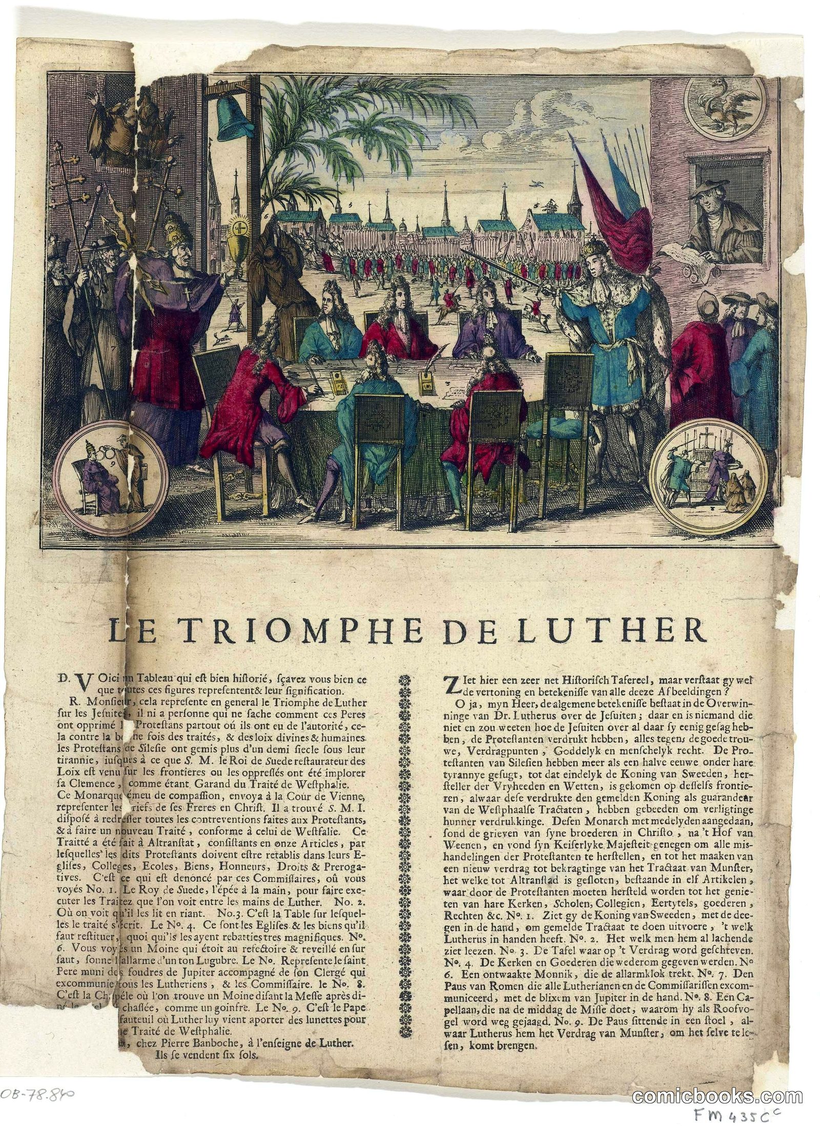 Le Triomphe de Luther (The Triumph of Luther)