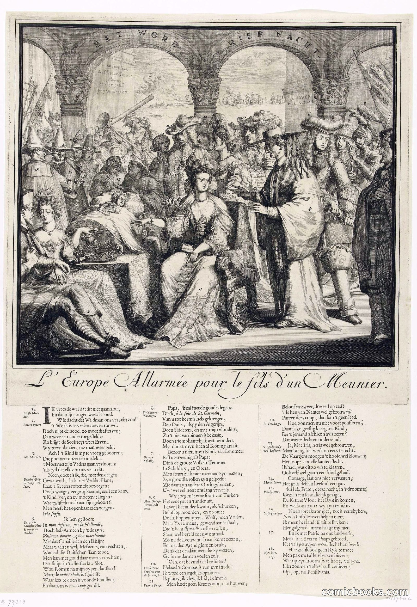 L'Europe Alarmée pour le fils d'un Meunier (Europe Alarmed for the Miller's Son)