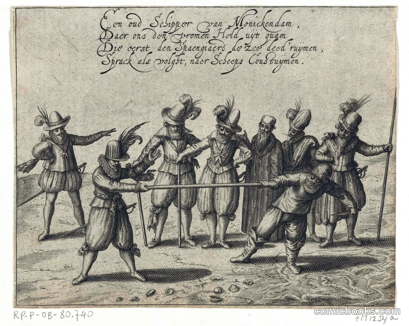 De strijd om de Gouden Stok (The Fight for the Golden Staff)