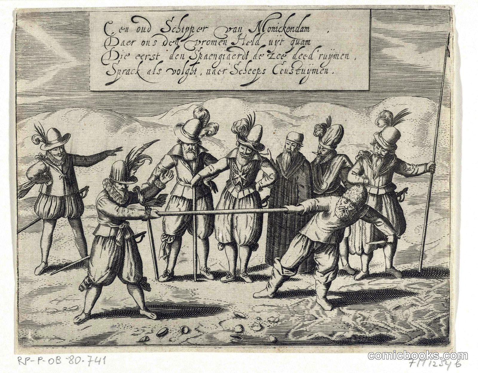 The Struggle for the Golden Staff (De strijd om de Gouden Stok)