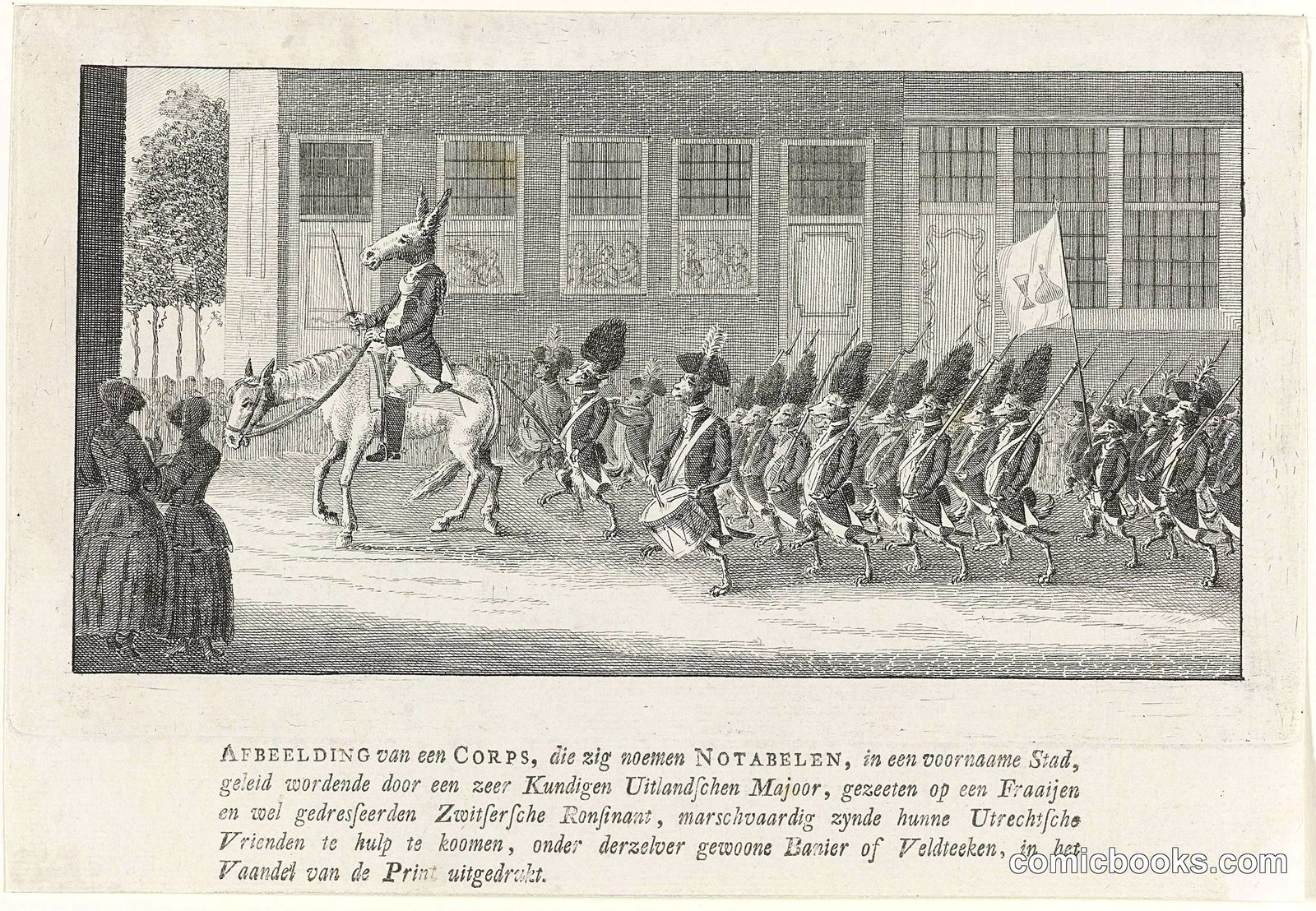Military Corps Departing Rotterdam