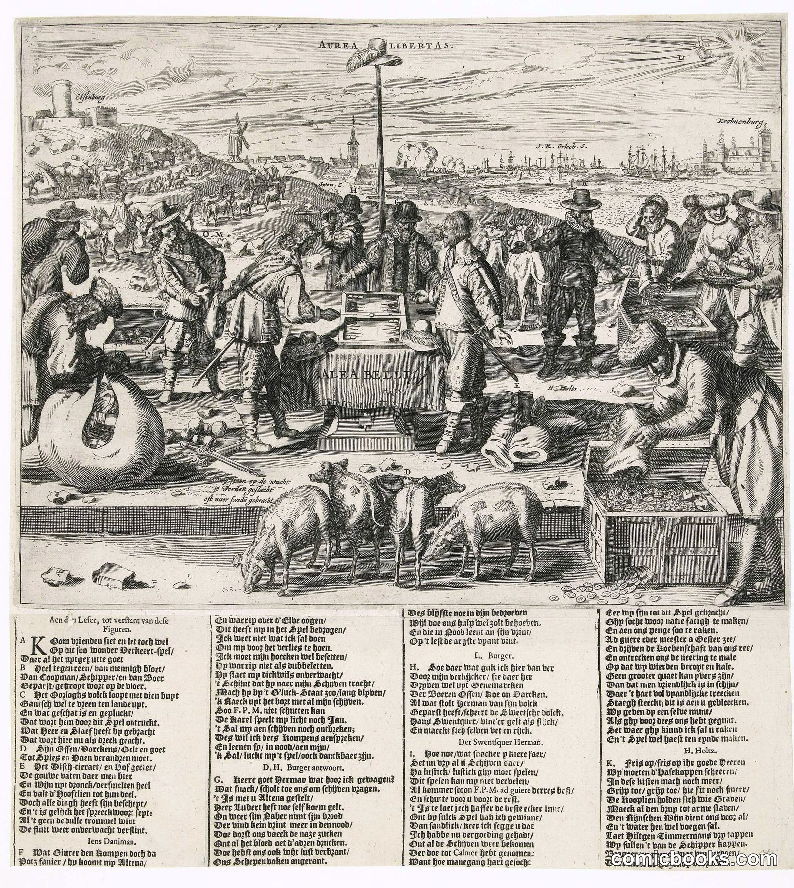 The Game of War (Allegory on the Nordic War)