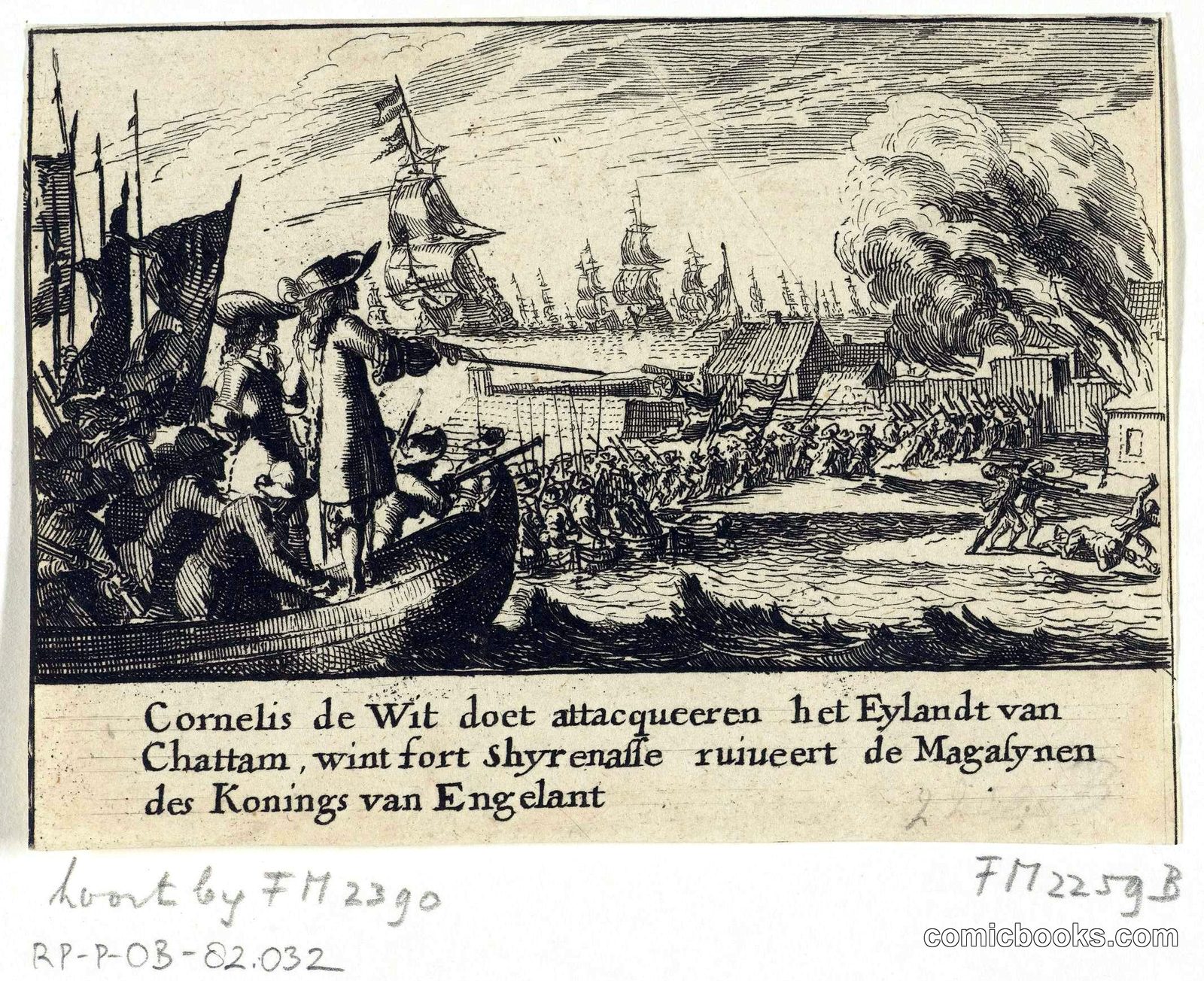 Cornelis de Witt Attacks the Island of Chatham