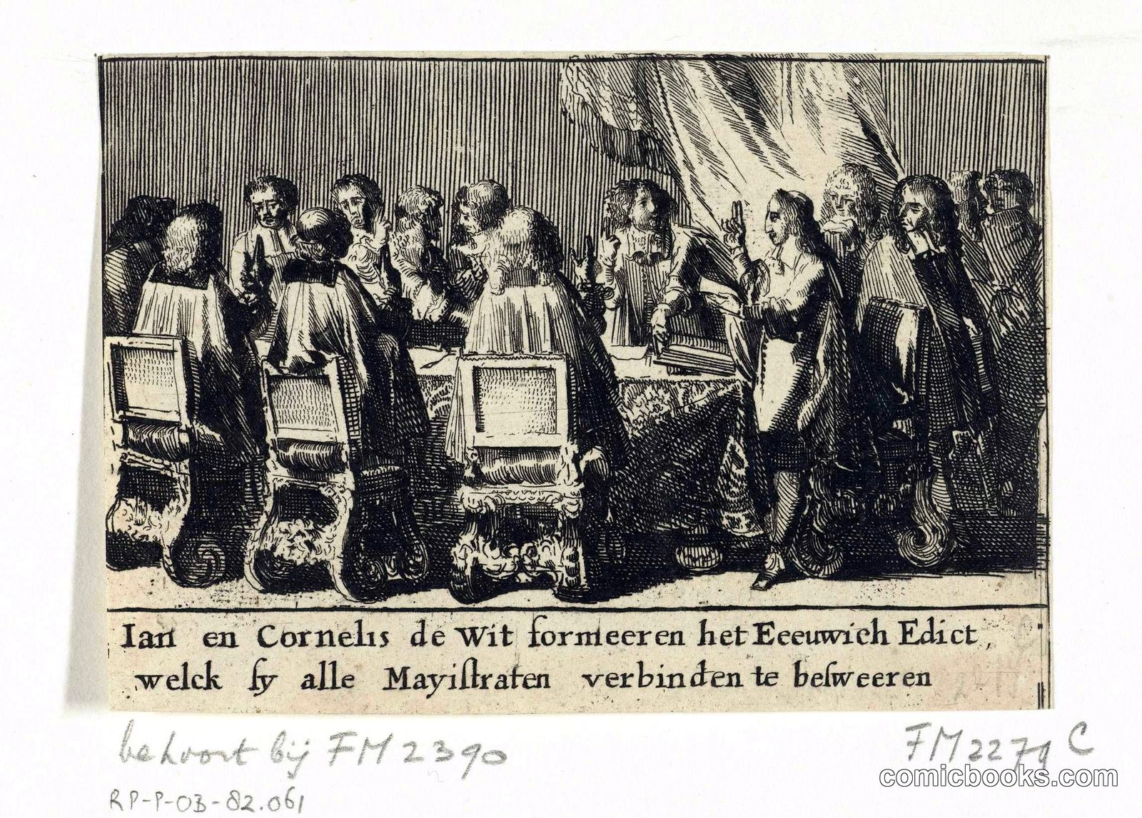 Jan en Cornelis de Witt Formeren het Eeuwig Edict