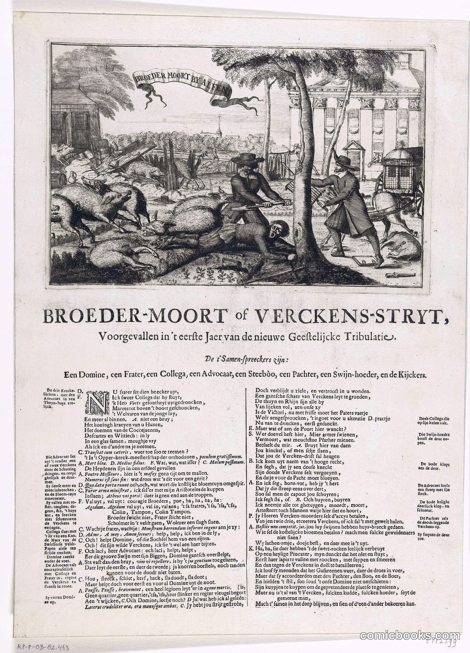 Broeder-Moort of Verckens-Stryt (Brother-Murder or Pig-Fight)