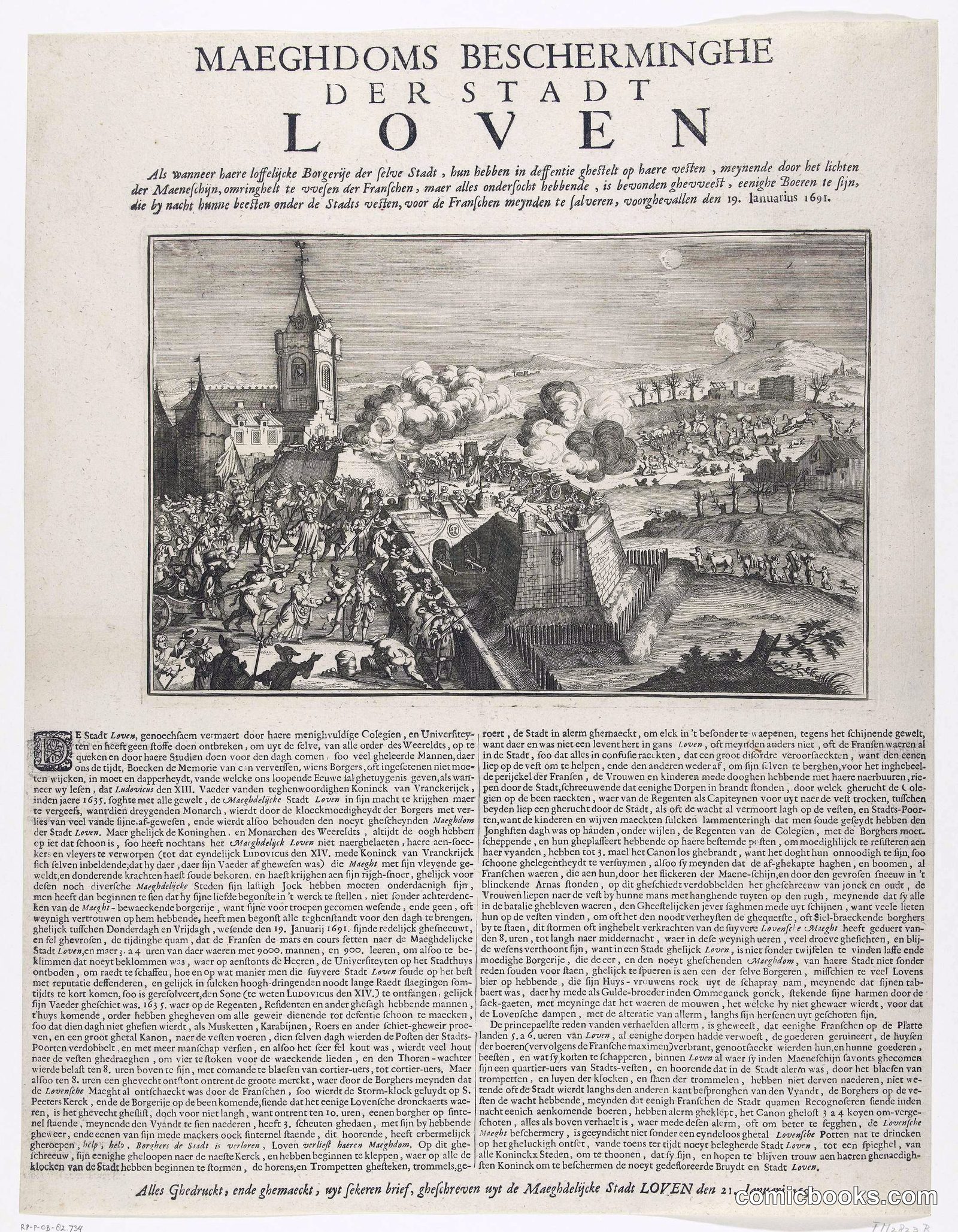 Maeghdoms Bescherminghe der Stadt Loven [The Maiden's Protection of the City of Louvain]