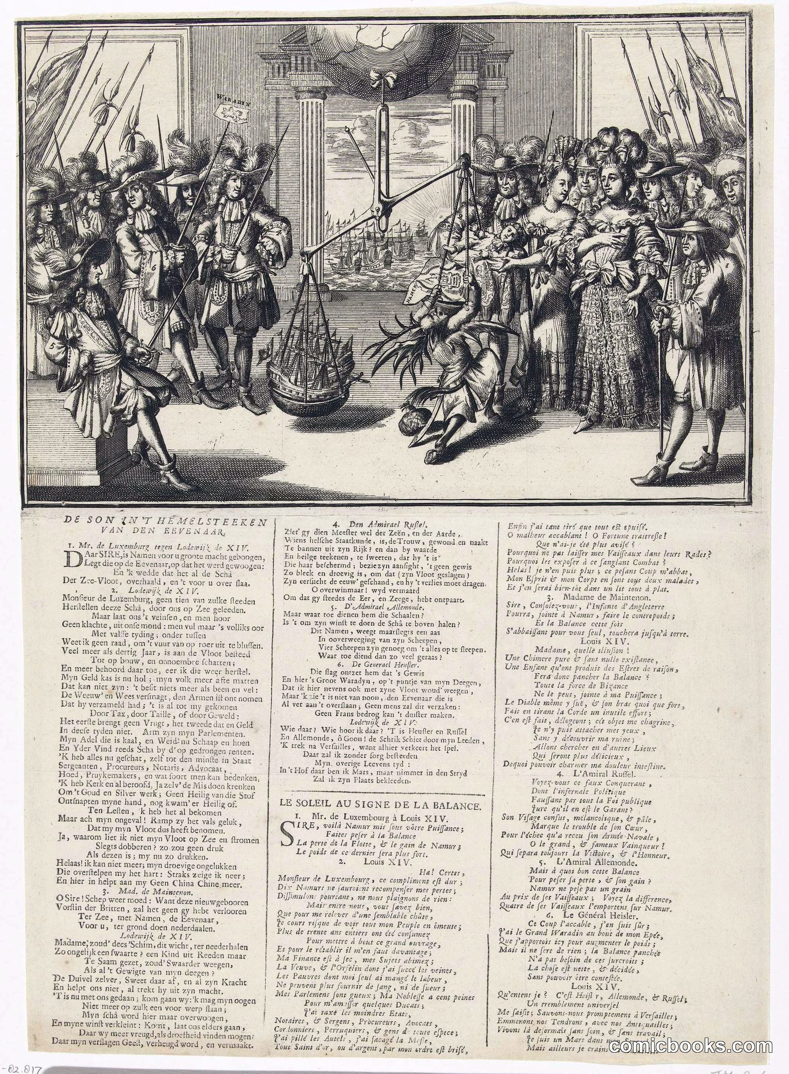 The Loss of Namen Against the Victory at La Hogue