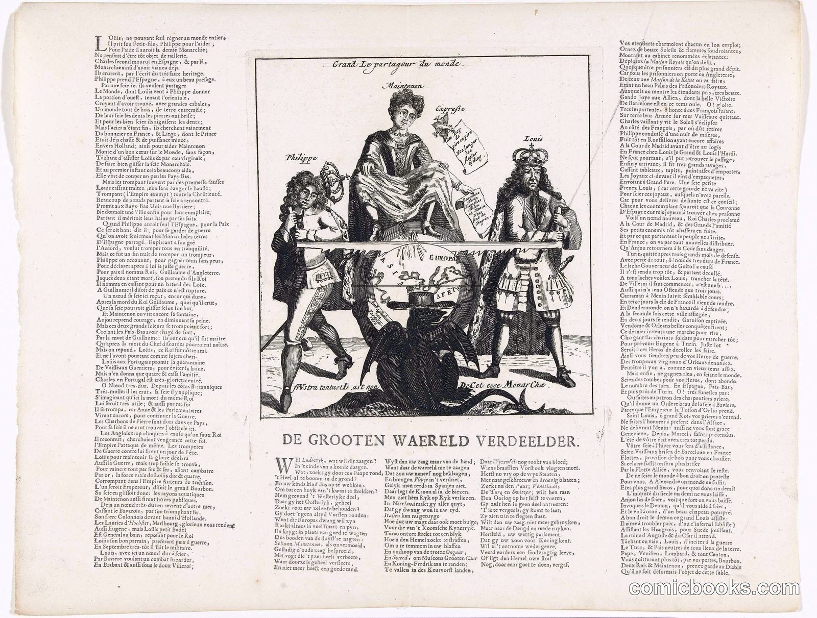 De Groote Waereld Verdeelder (The Great World Divider)