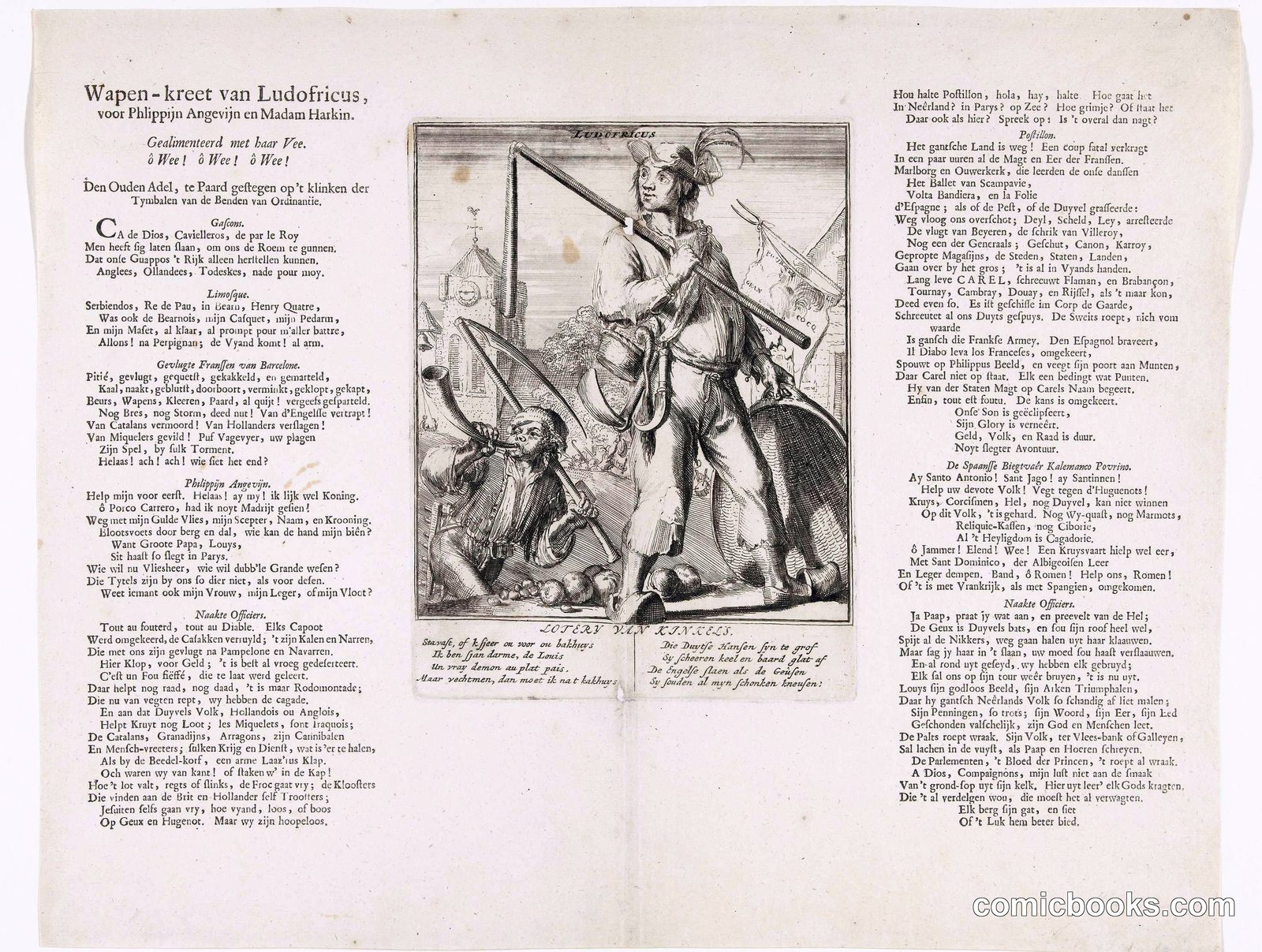 Weapons-Kreet van Ludofricus [Cry of Arms from Louis]