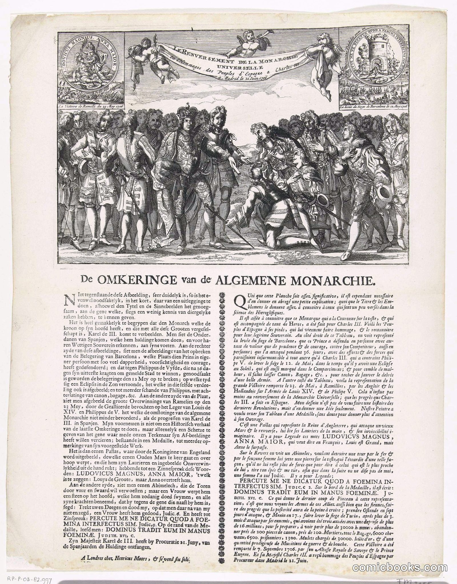 Homage of the Spanish to Charles III