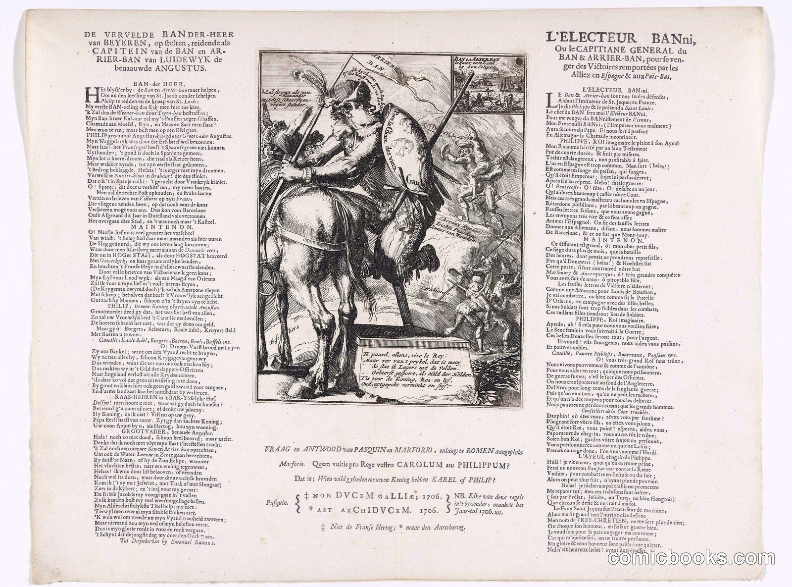 Political Satire on the Elector of Bavaria