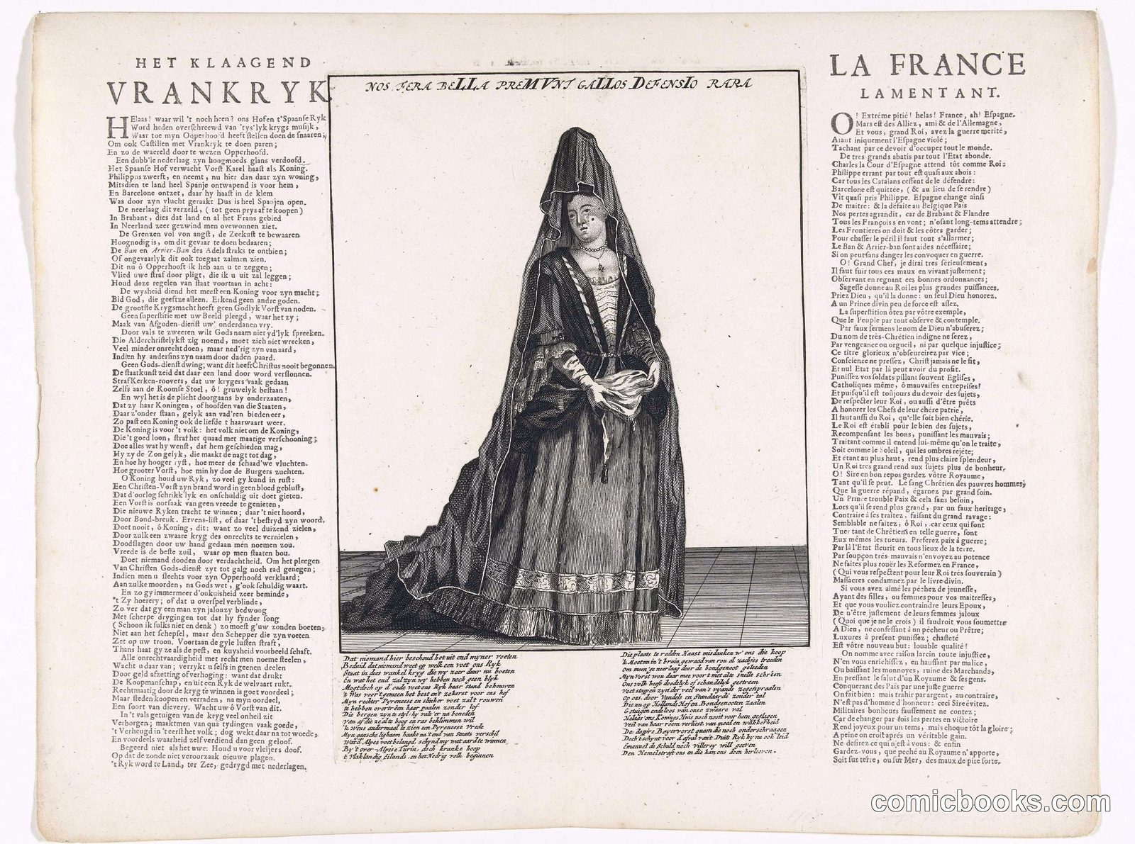 Madame de Maintenon as Lamenting France