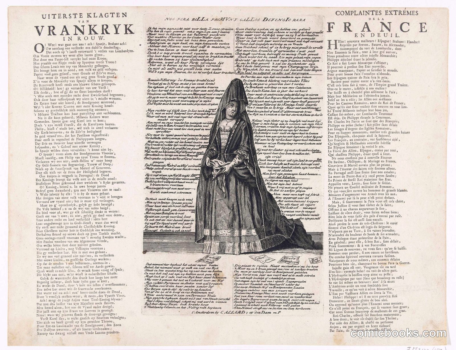 Madame de Maintenon as Grieving France