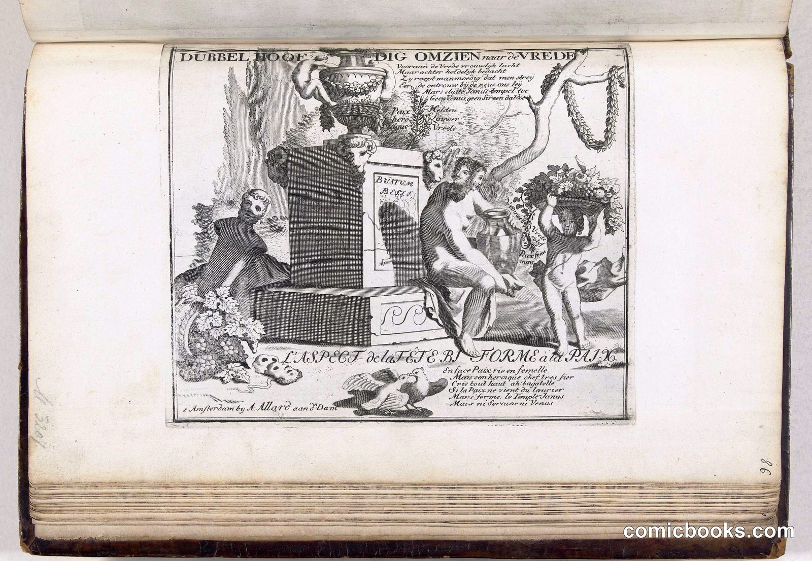 Allegorie op de Vrede van Utrecht