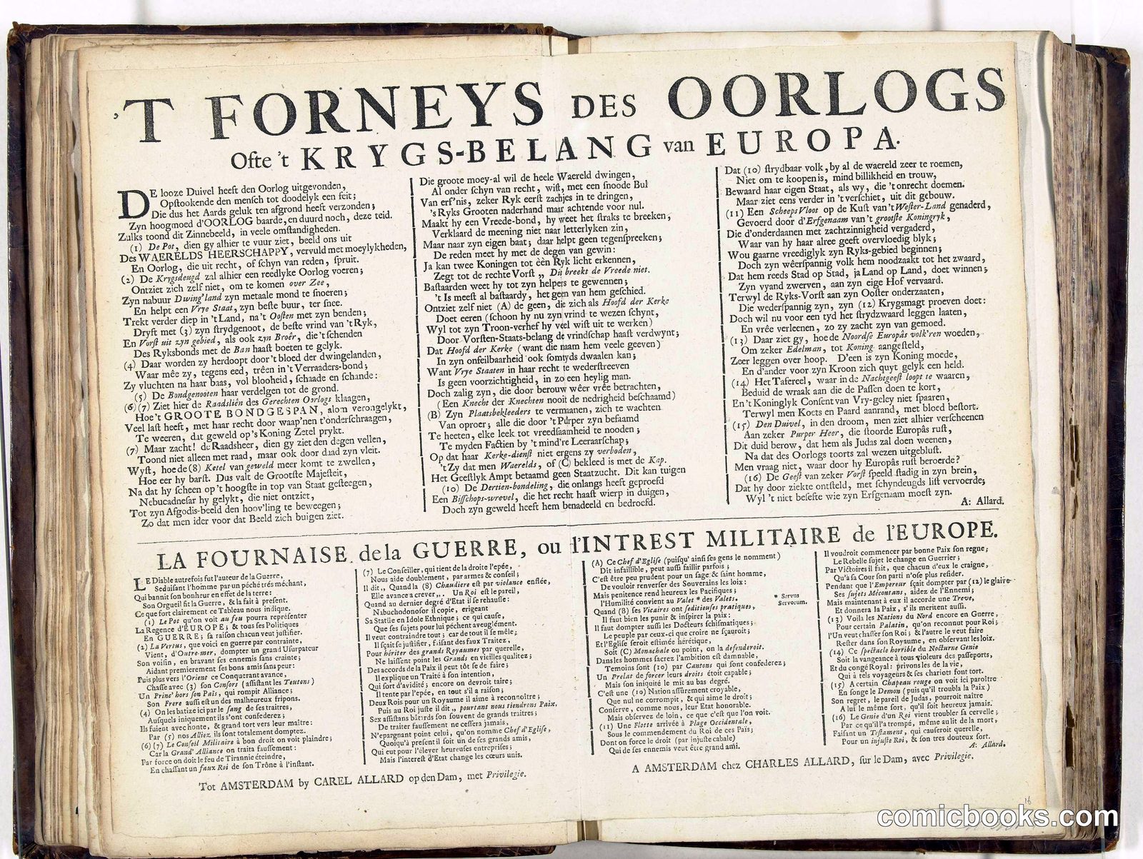The Forges of War Destroyed: Allied European Rulers, 1706
