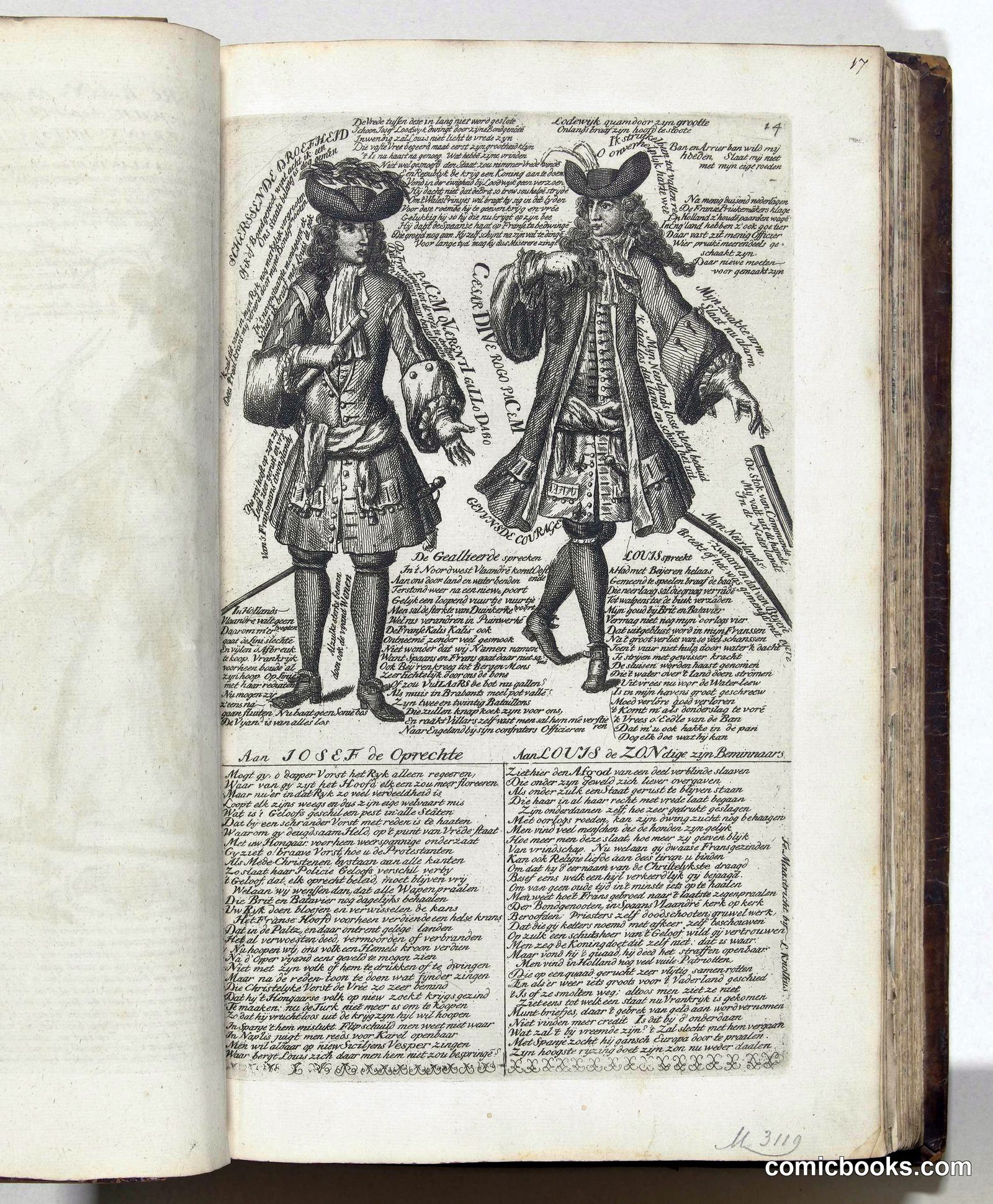 Dialogue between Joseph I and Louis XIV