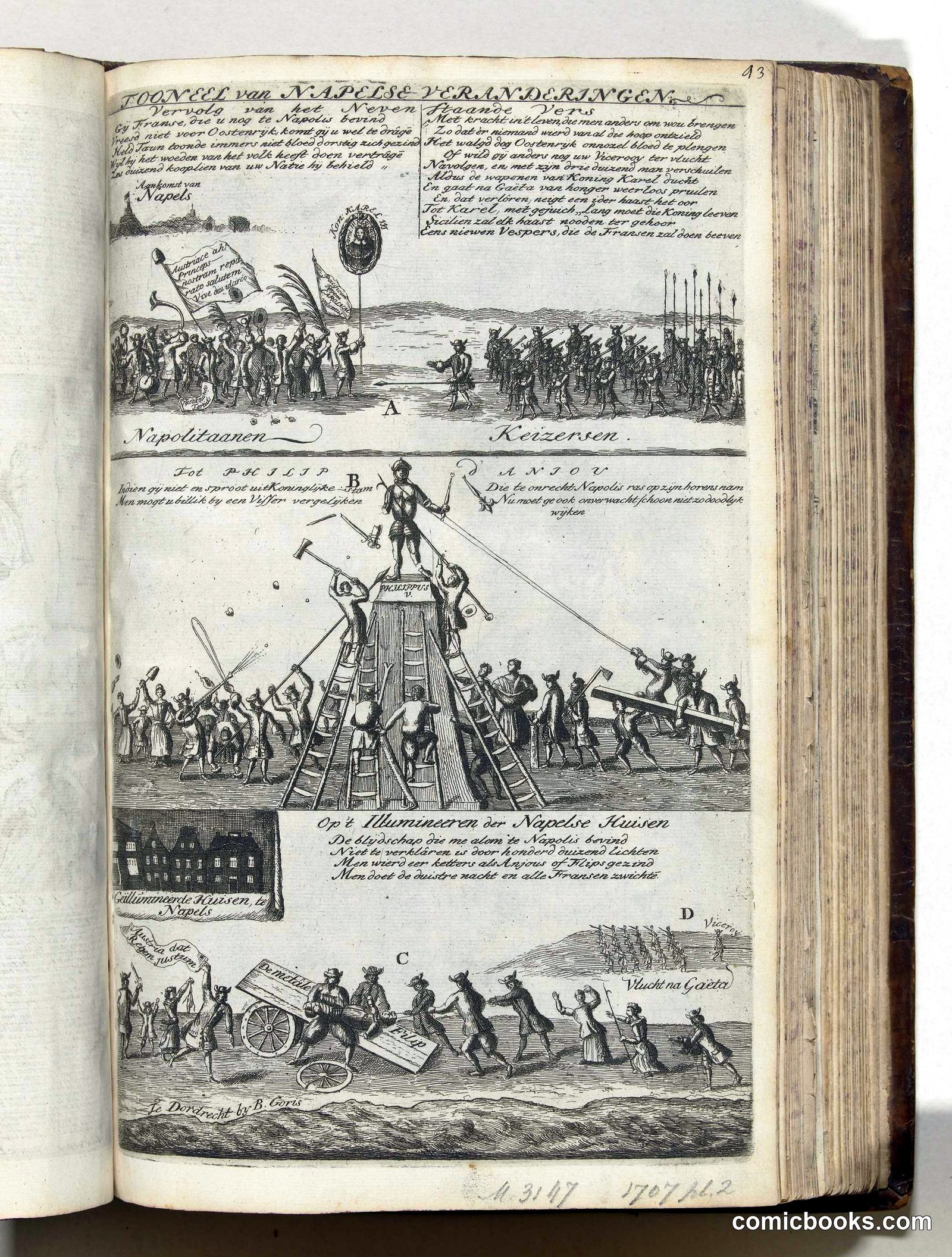 Revolutions in Naples in Favor of Charles III