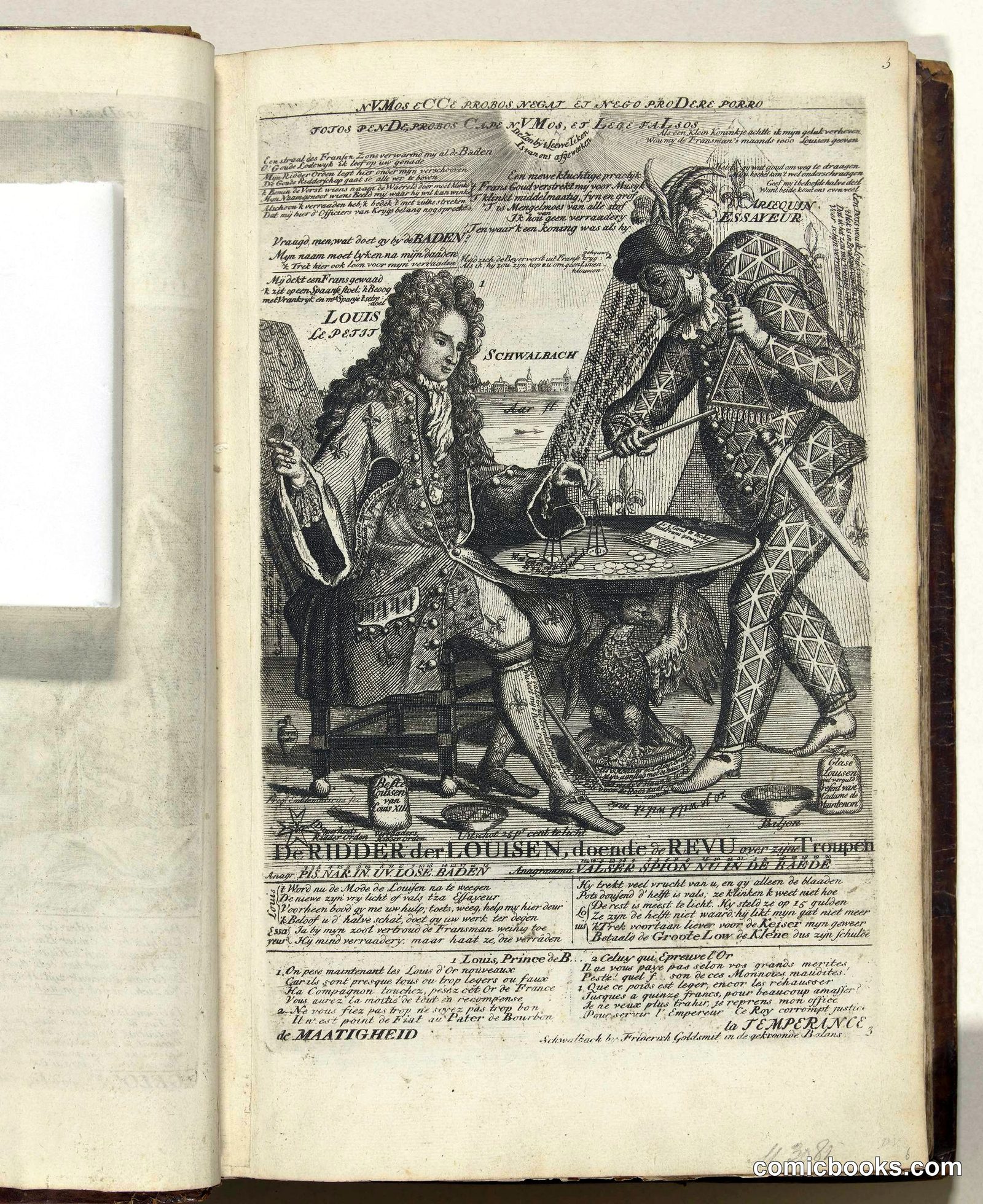 Harlekijn bij Lodewijk Wilhelm van Baden-Baden