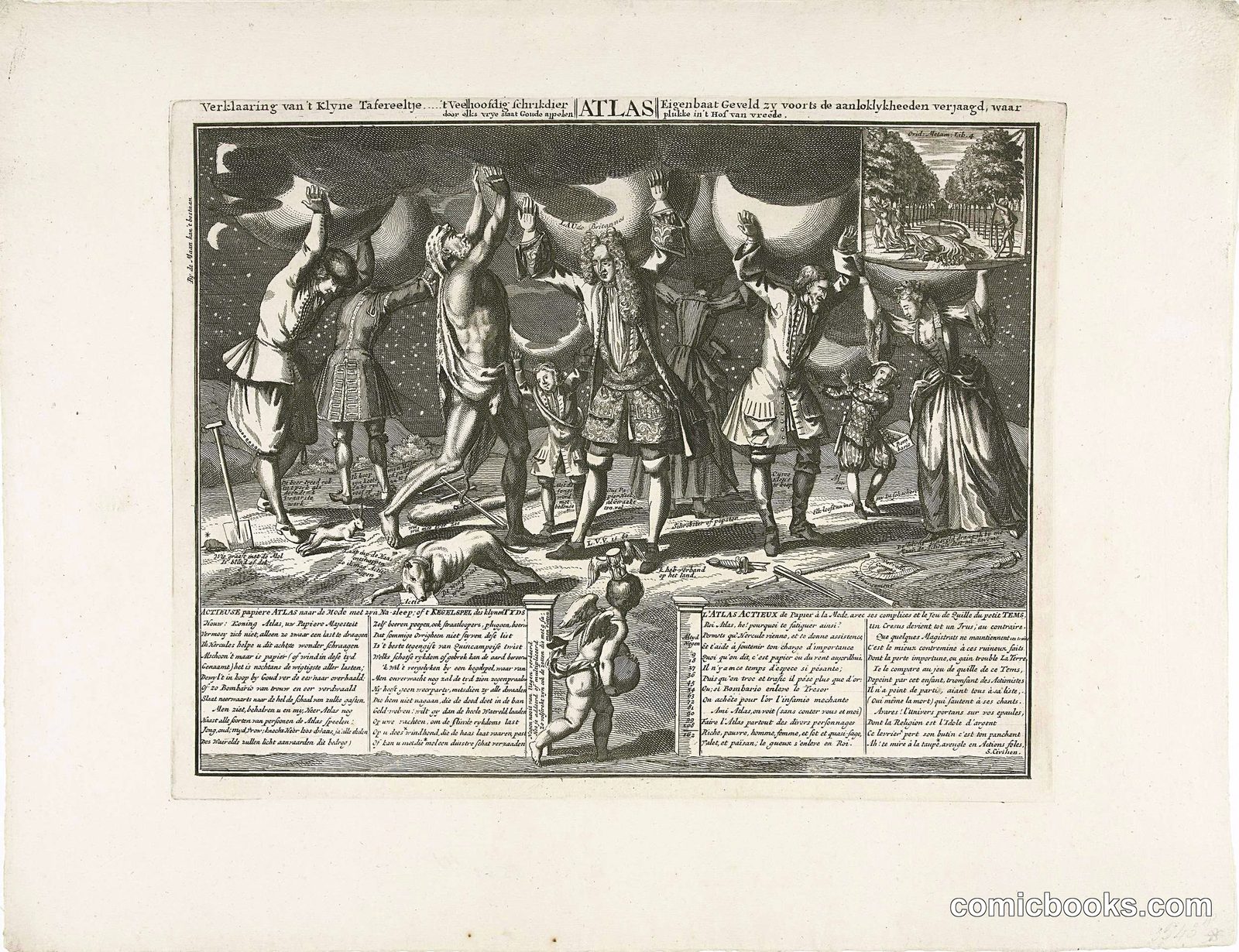John Law and Others Bear Their Debts Upon Their Shoulders