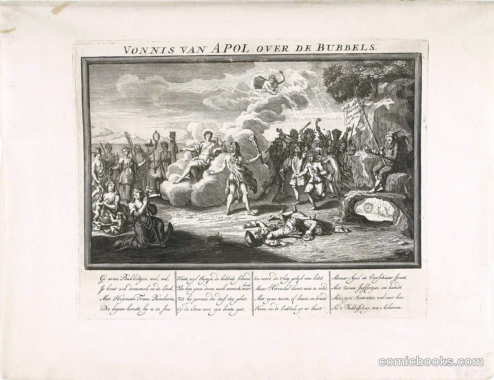 Vonnis van Apol over de Bubbels (Apollo's Judgment on the Bubbles)