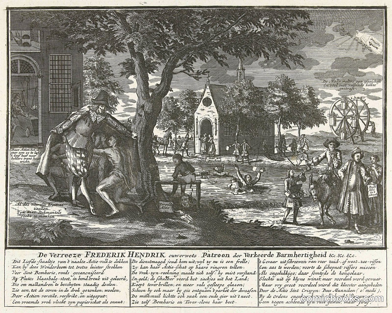 Frederik Hendrik Grants Mercy to the Naked Activists