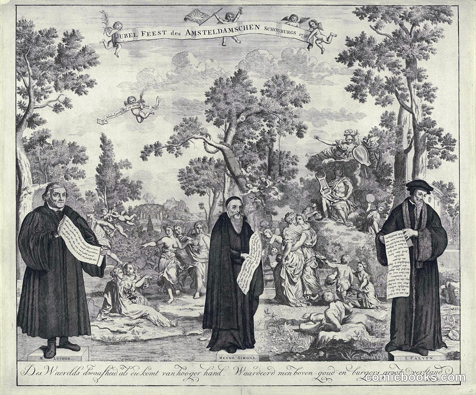 Jubilee Feast of the Amsterdam Theater, 1738
