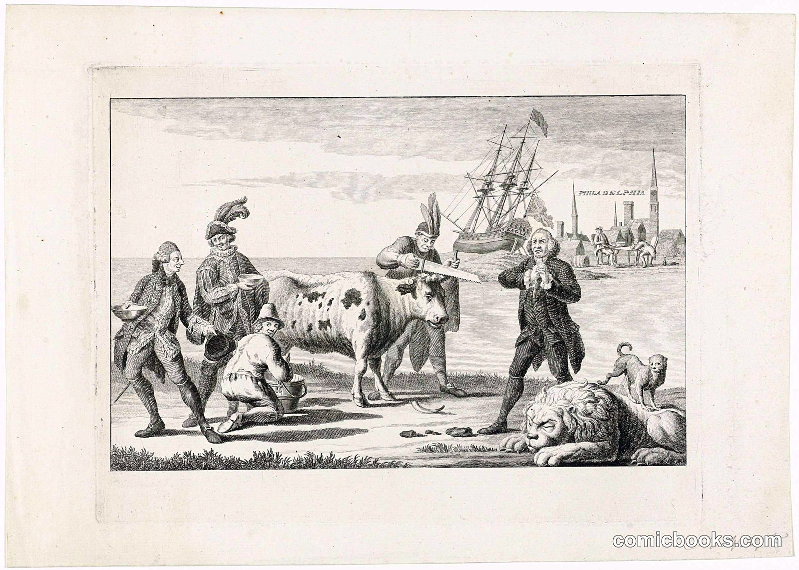 Dutch Satire on English Losses in America